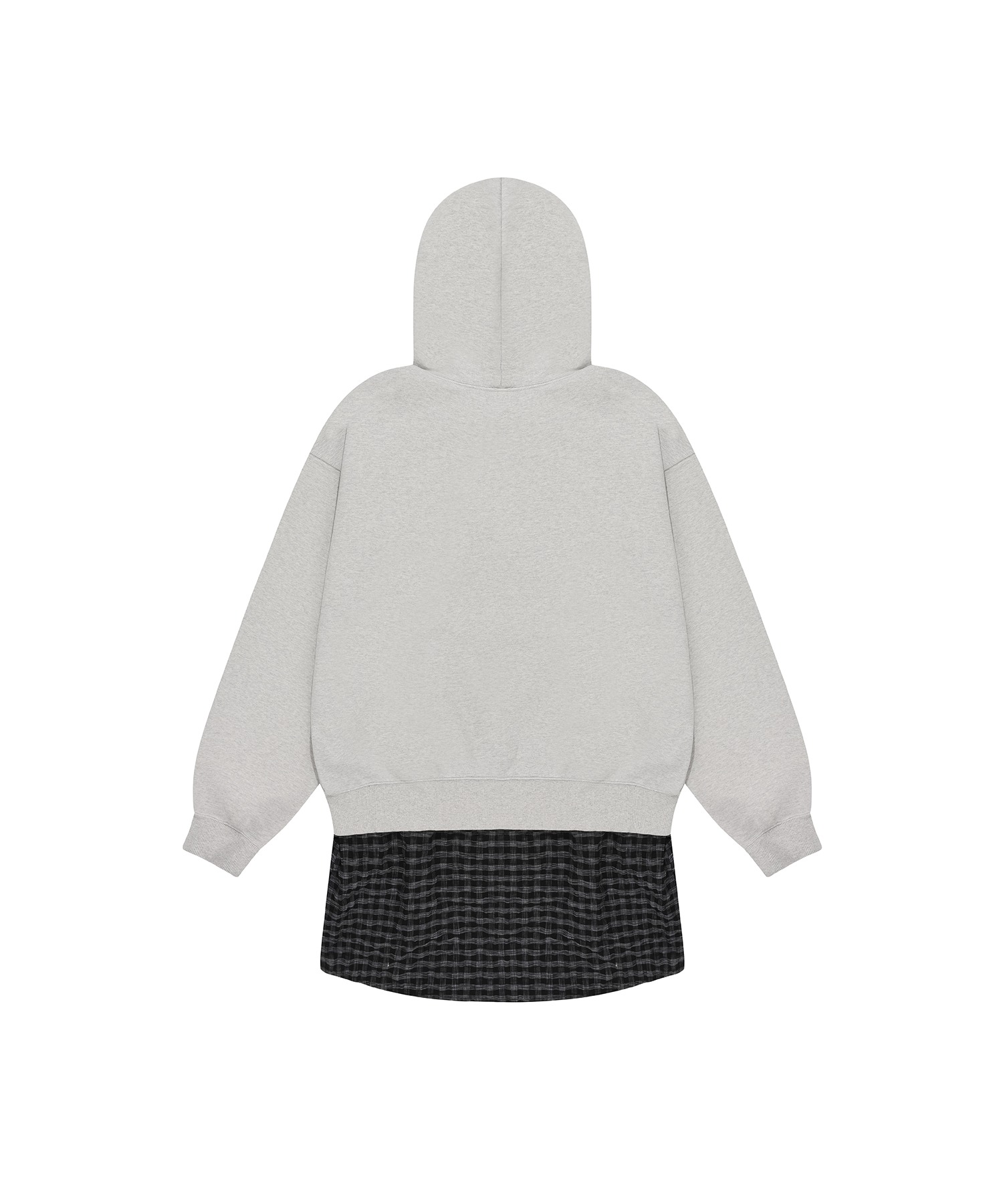 ★OY★ LAYERED CHECK SHIRTS HOODIE-BLACK★正規品/直送料込 OY/オーワイ』 LAYERED CHECK SHIRTS HOODIE/レイヤードチェック