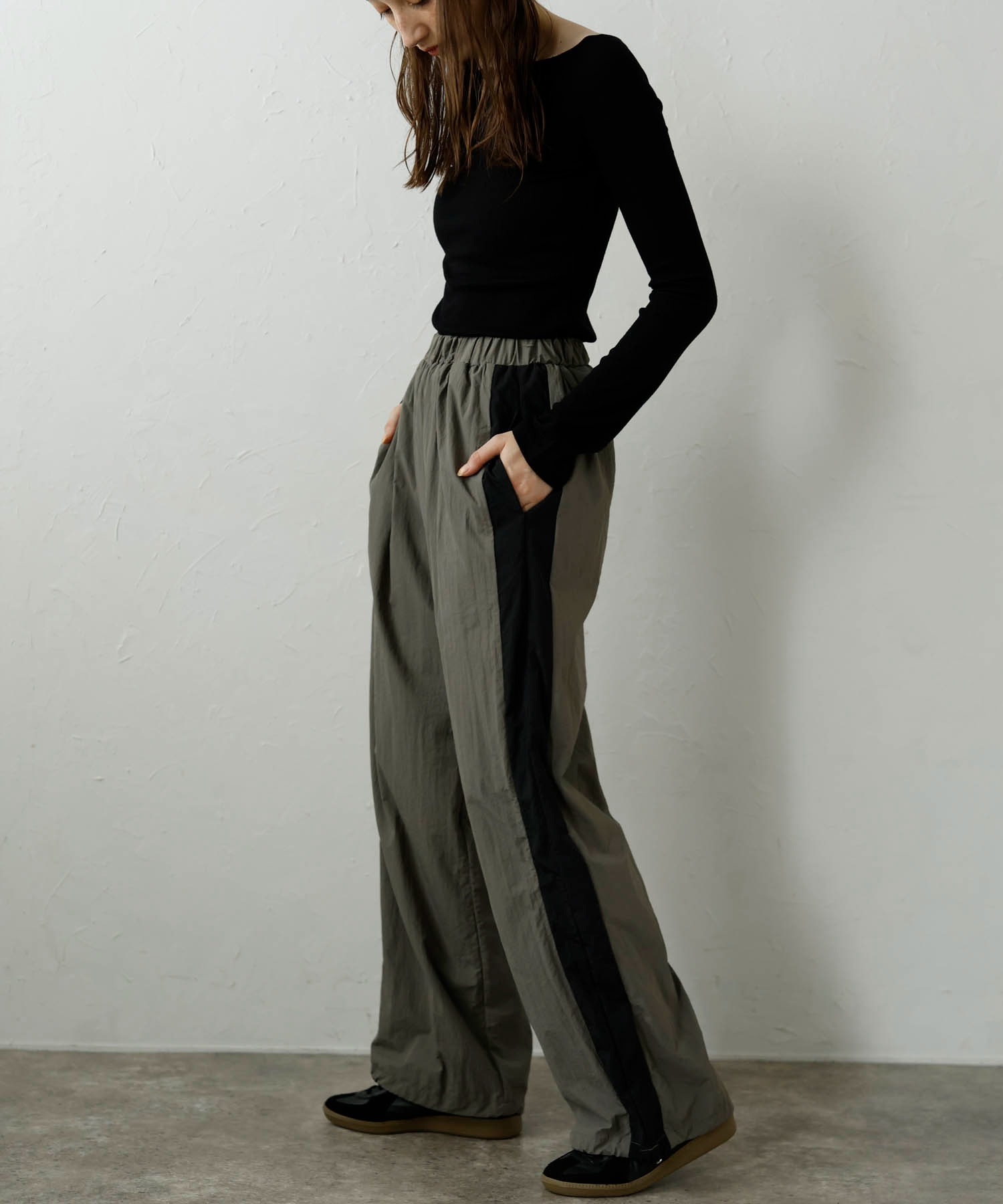 model：H164 着用サイズ：FREE