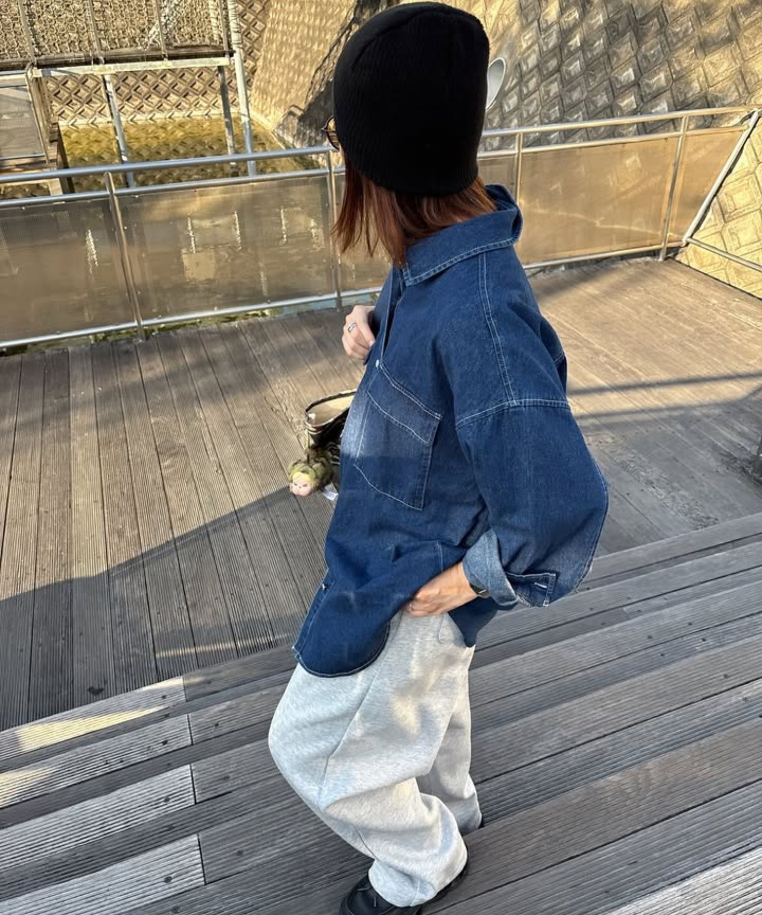 model：H157 着用サイズ：FREE