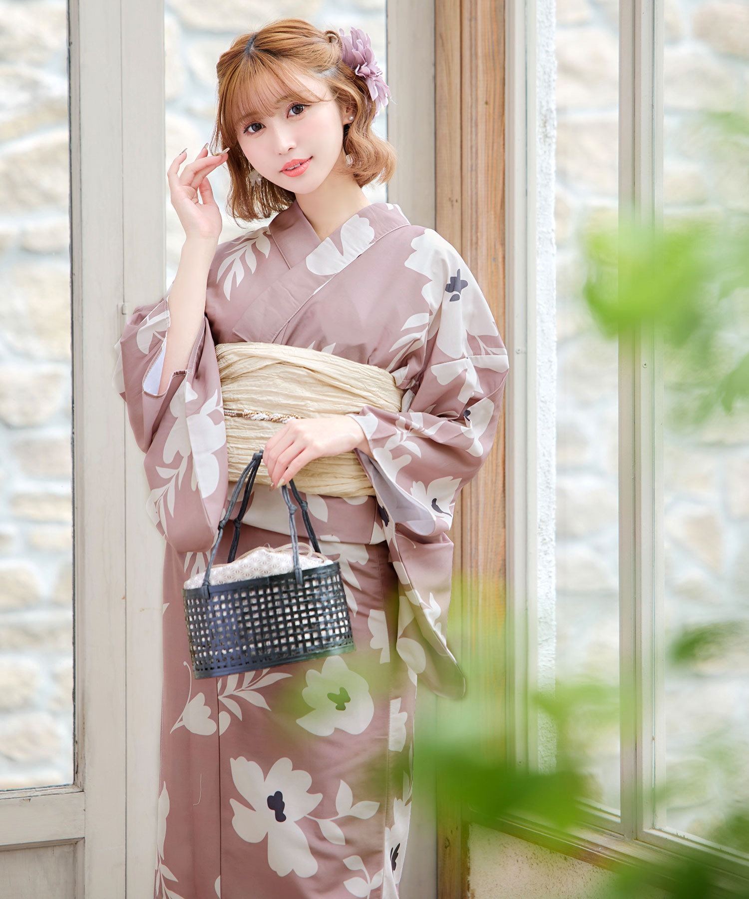 浴衣3点セット（浴衣・帯・下駄）