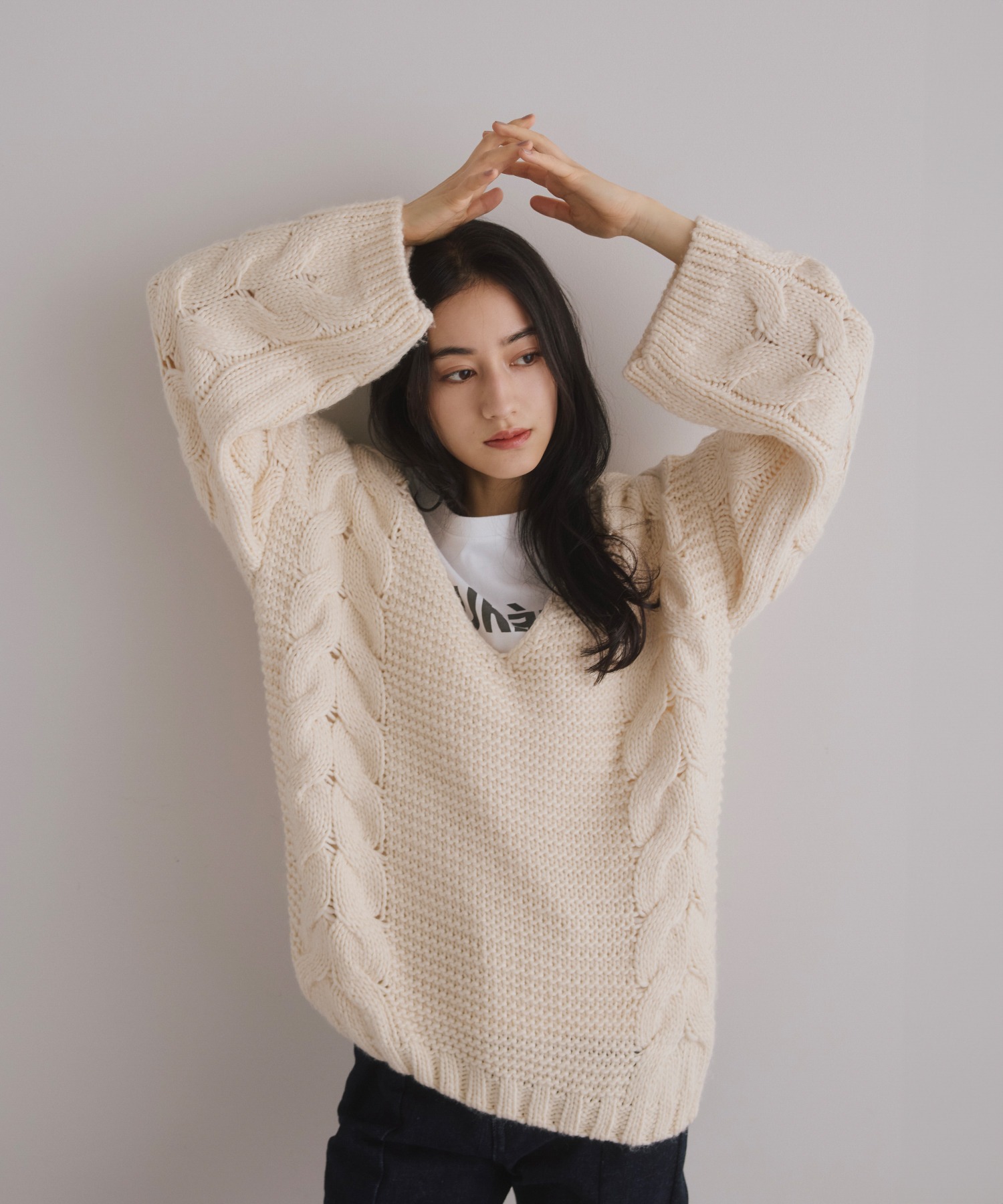 model：H156 着用サイズ：FREE