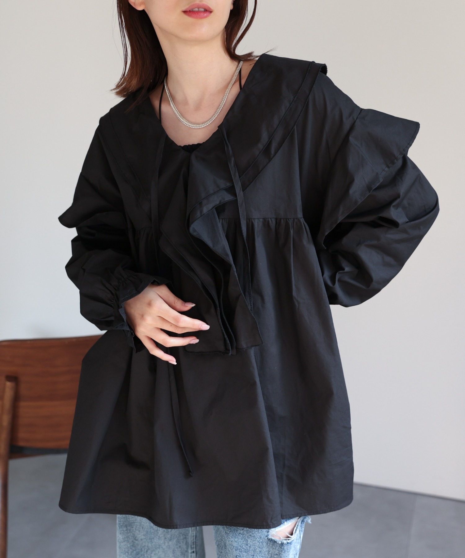mlodel：162cm 着用サイズ：F