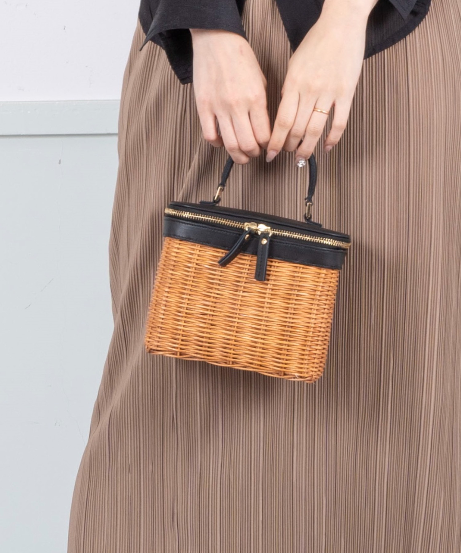 The Bagmati/ザバグマティ】かごバッグ ショルダーバッグ バニティバッグ