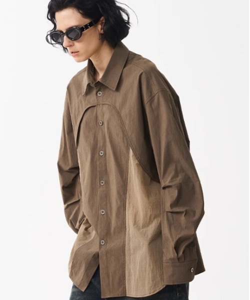 mahagrid/マハグリッド』UTILITY POCKET SHIRT/ポケット シャツ-