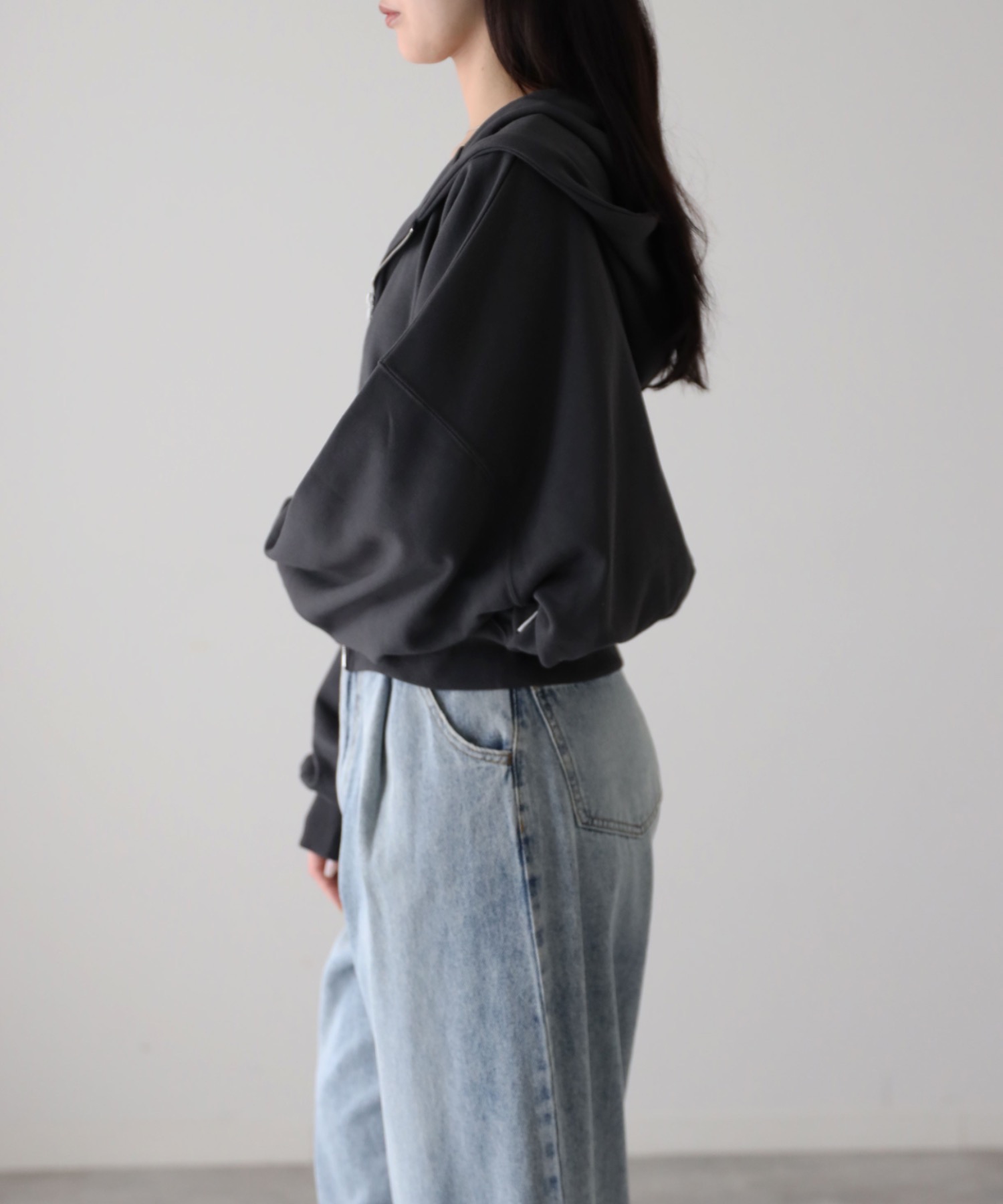 model：164cm. 着用サイズ：FREE