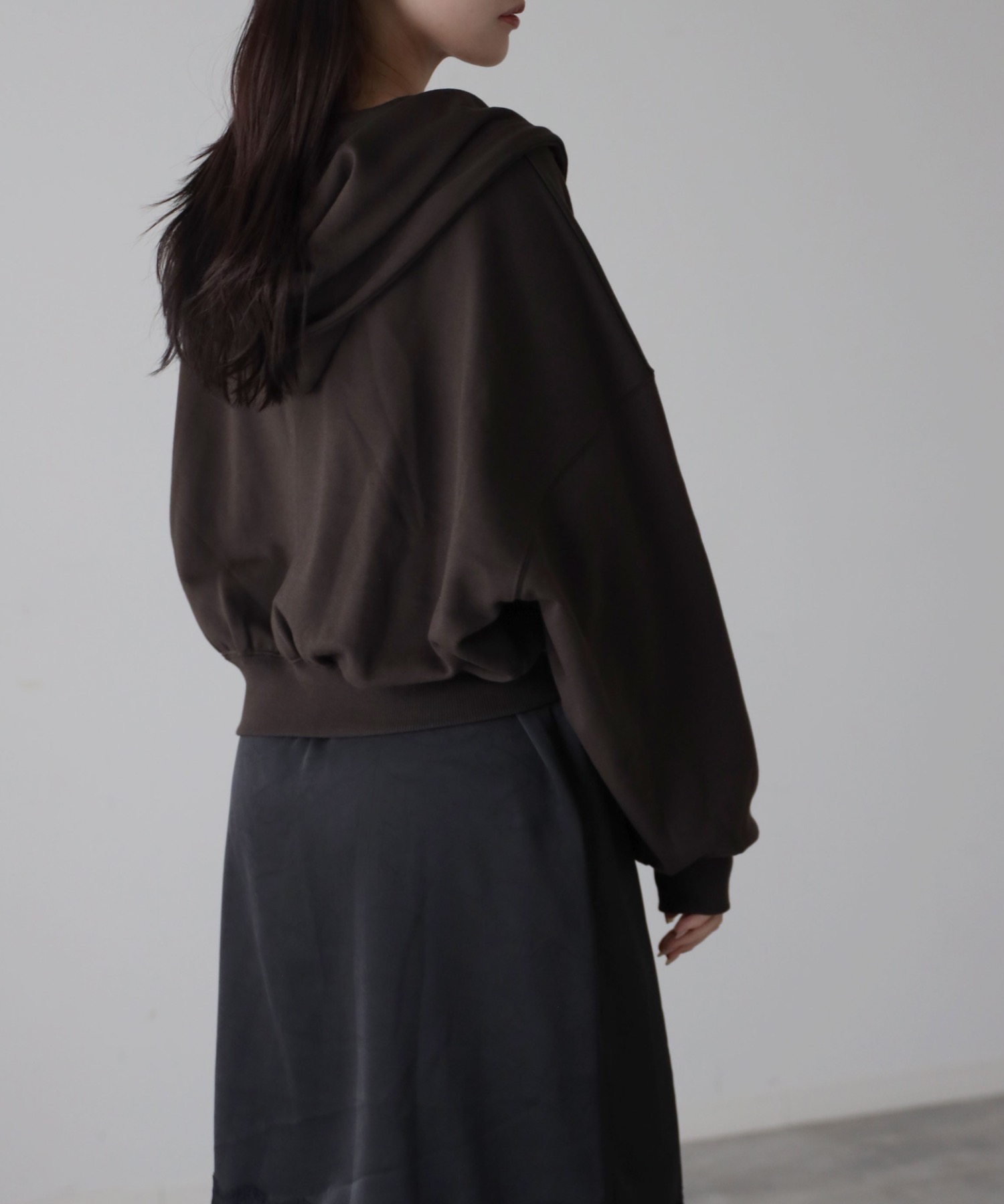 model：164cm. 着用サイズ：FREE