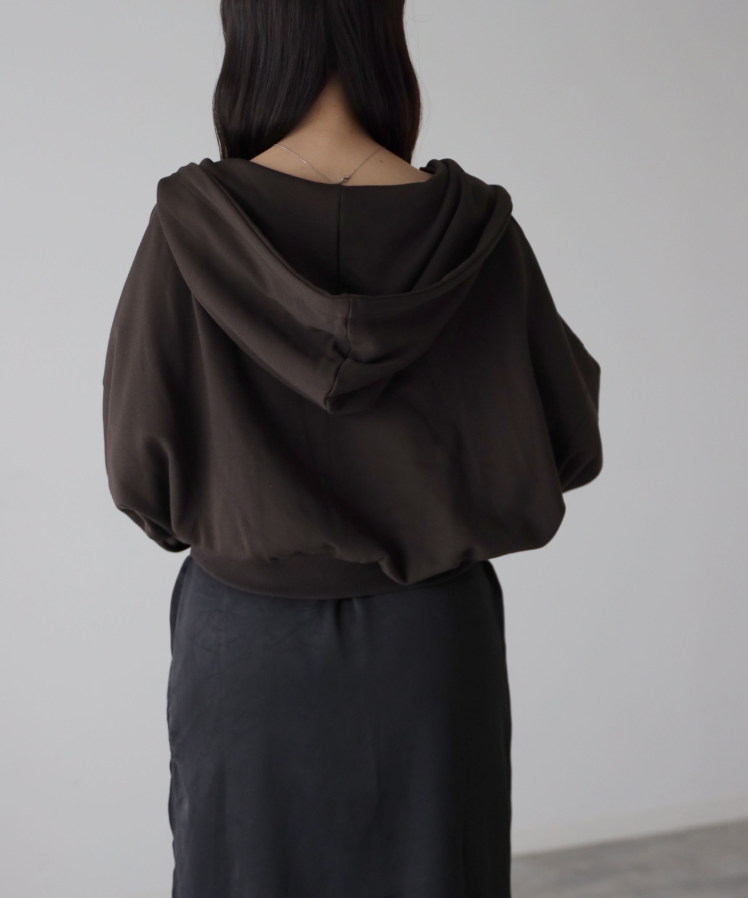 model：164cm. 着用サイズ：FREE