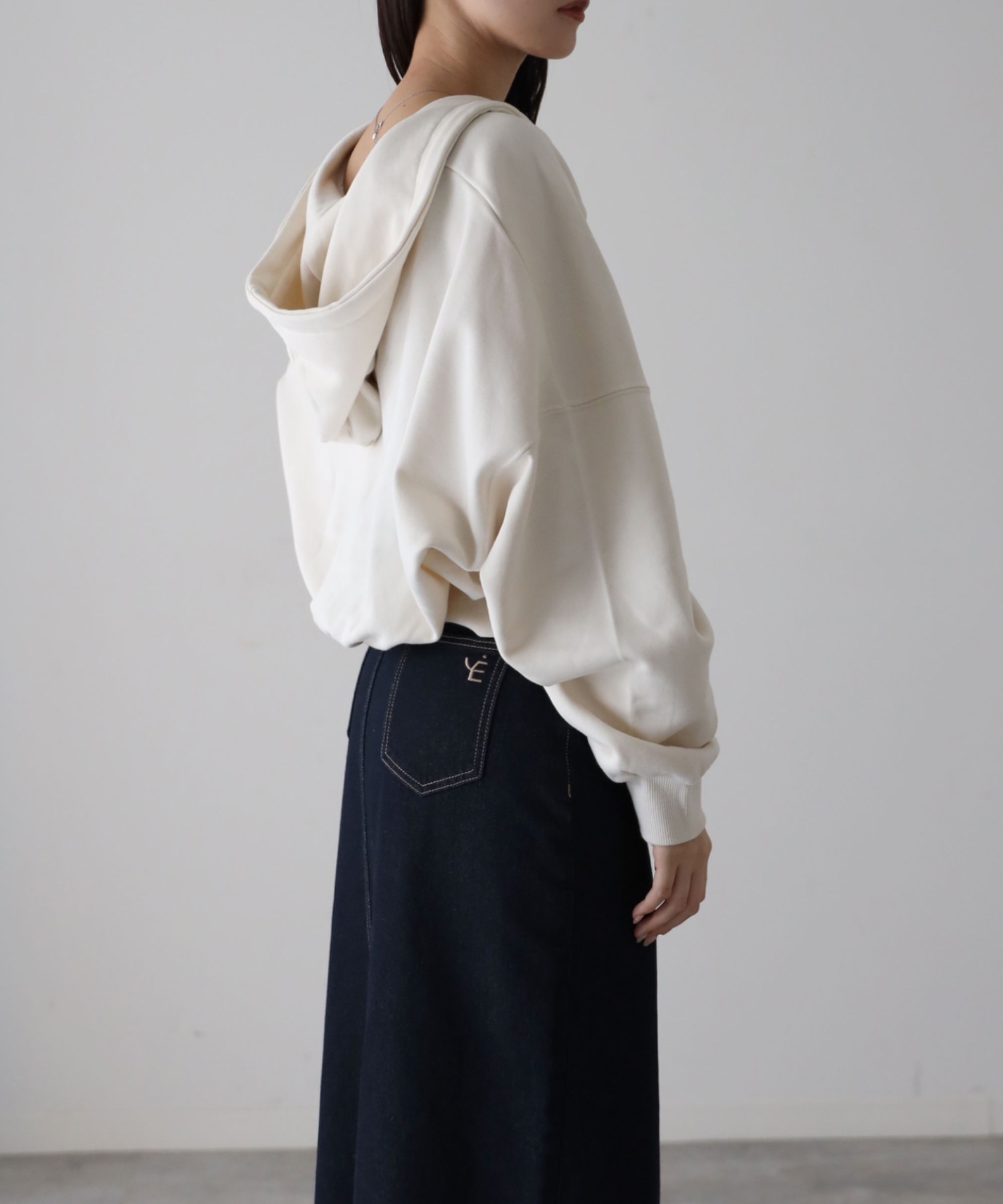 model：164cm. 着用サイズ：FREE