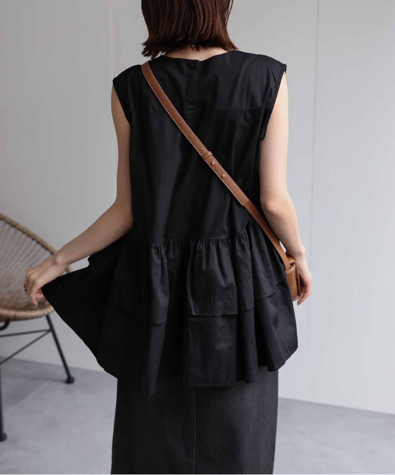 model：162cm 着用サイズ：F