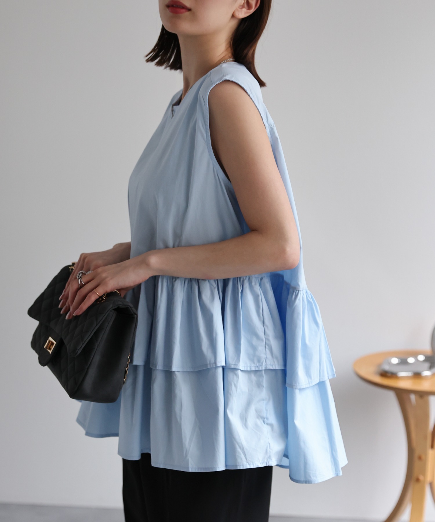 model：162cm 着用サイズ：F