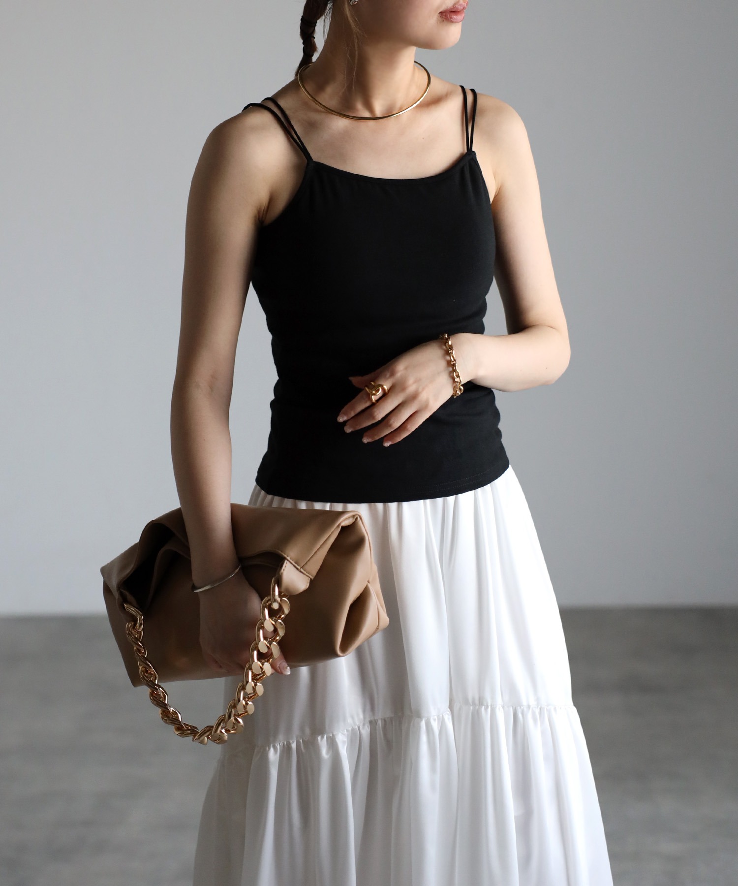 model：H158 着用サイズ：FREE