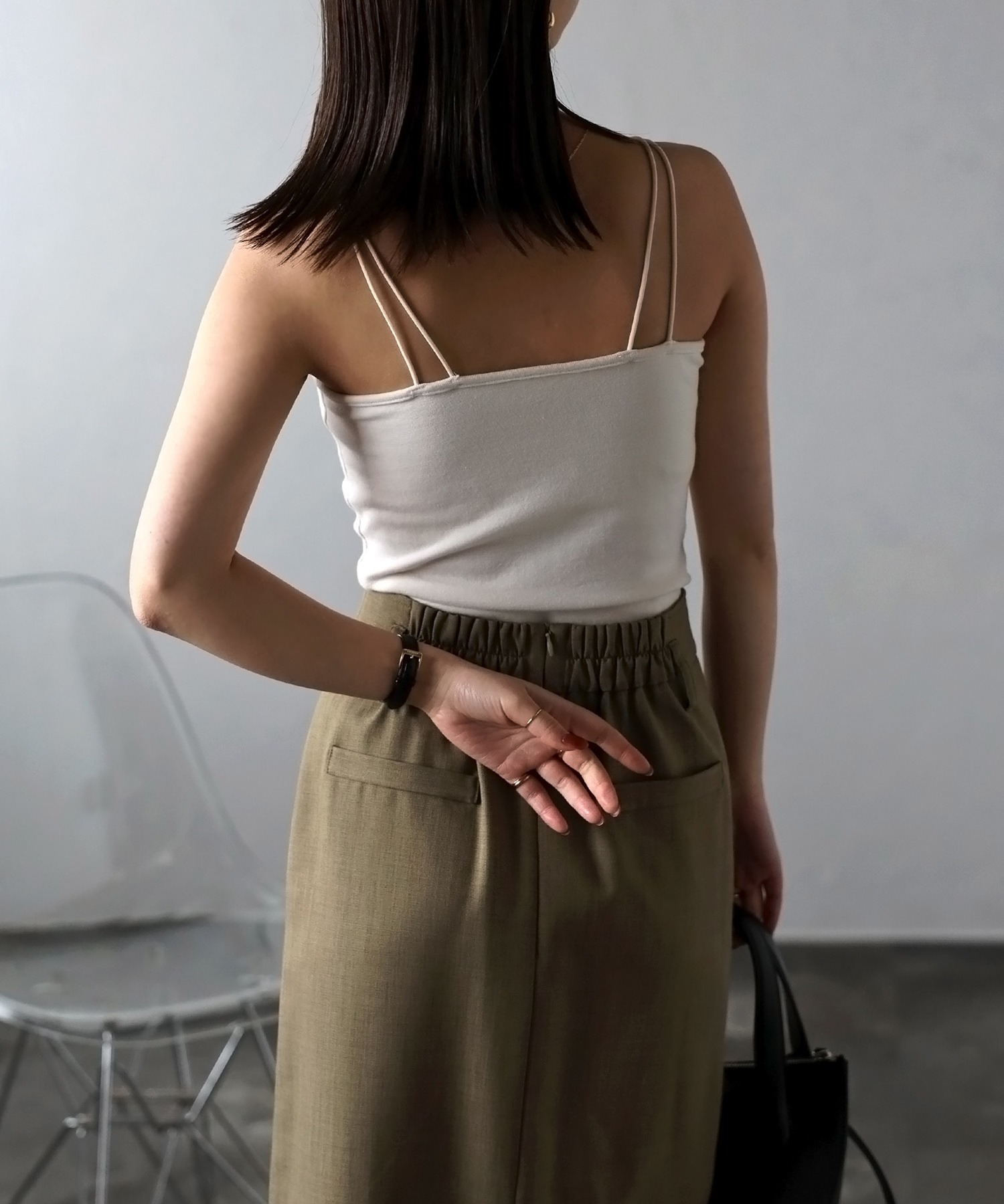 model：H160 着用サイズ：FREE