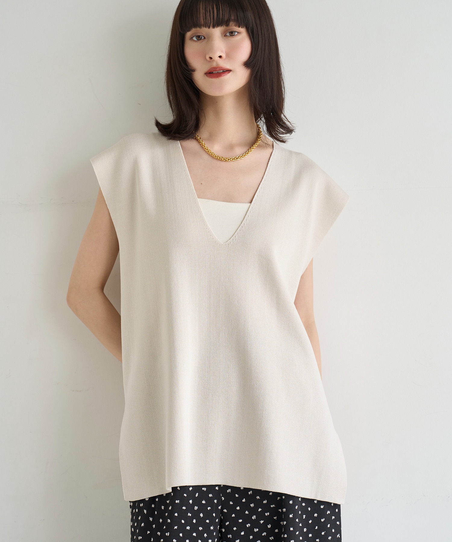 model：H166　着用サイズ：F