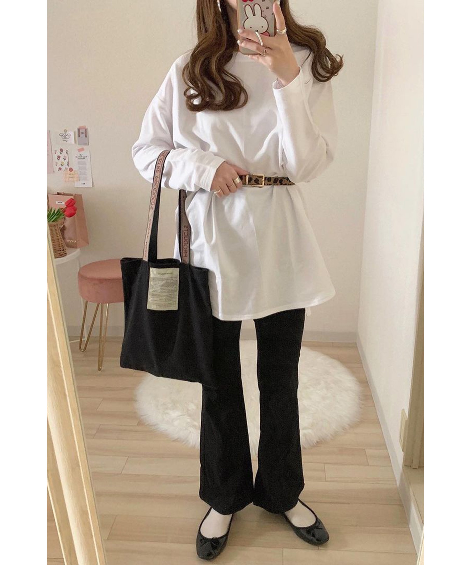 model：H158 着用サイズ：FREE