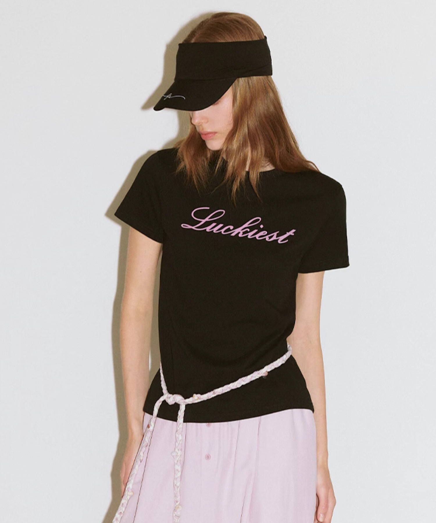 tシャツ リボンレタリングロゴプリント ステッチTシャツ FX25S350「Fano Studios」「2025SS」 レディース メンズ リボンレタリングロゴプリント ステッチTシャツ FX25S350【Fano