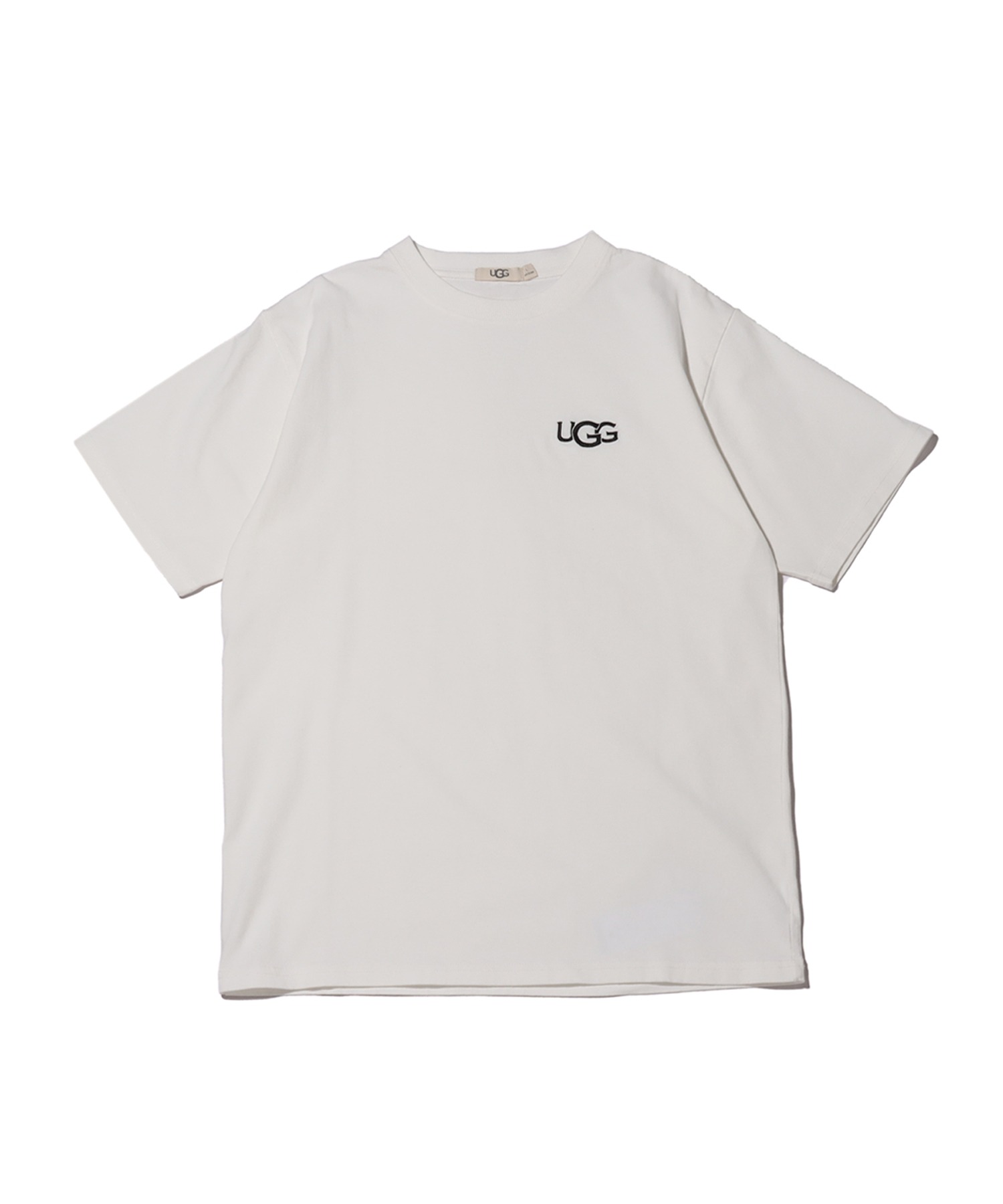 UGGUGG ロゴ刺繍 期間限定お試し価格 Tシャツ ティーシャツ ロゴシシュウ アグ 日本人気超絶の