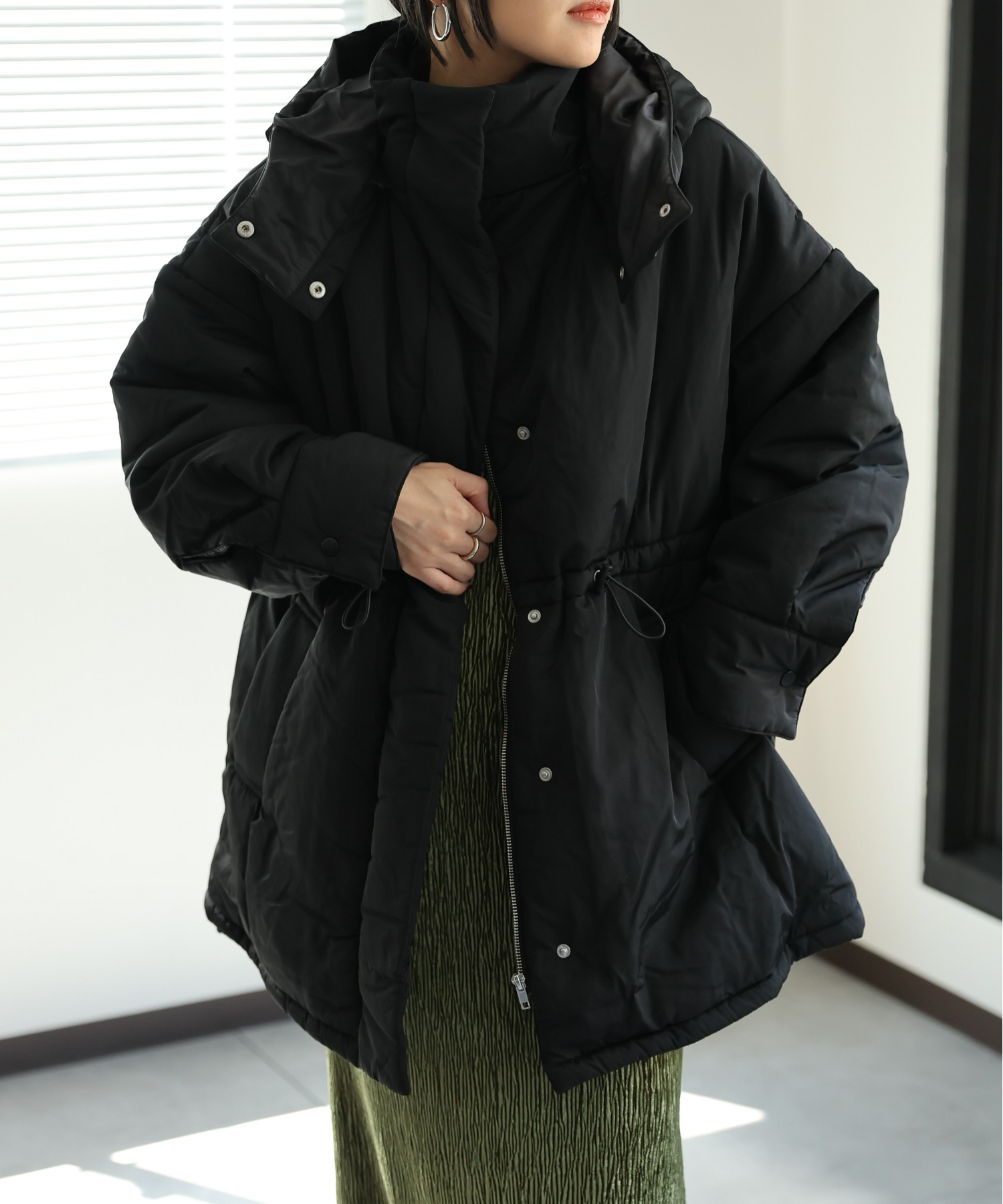 model:162㎝　着用サイズ:FREE