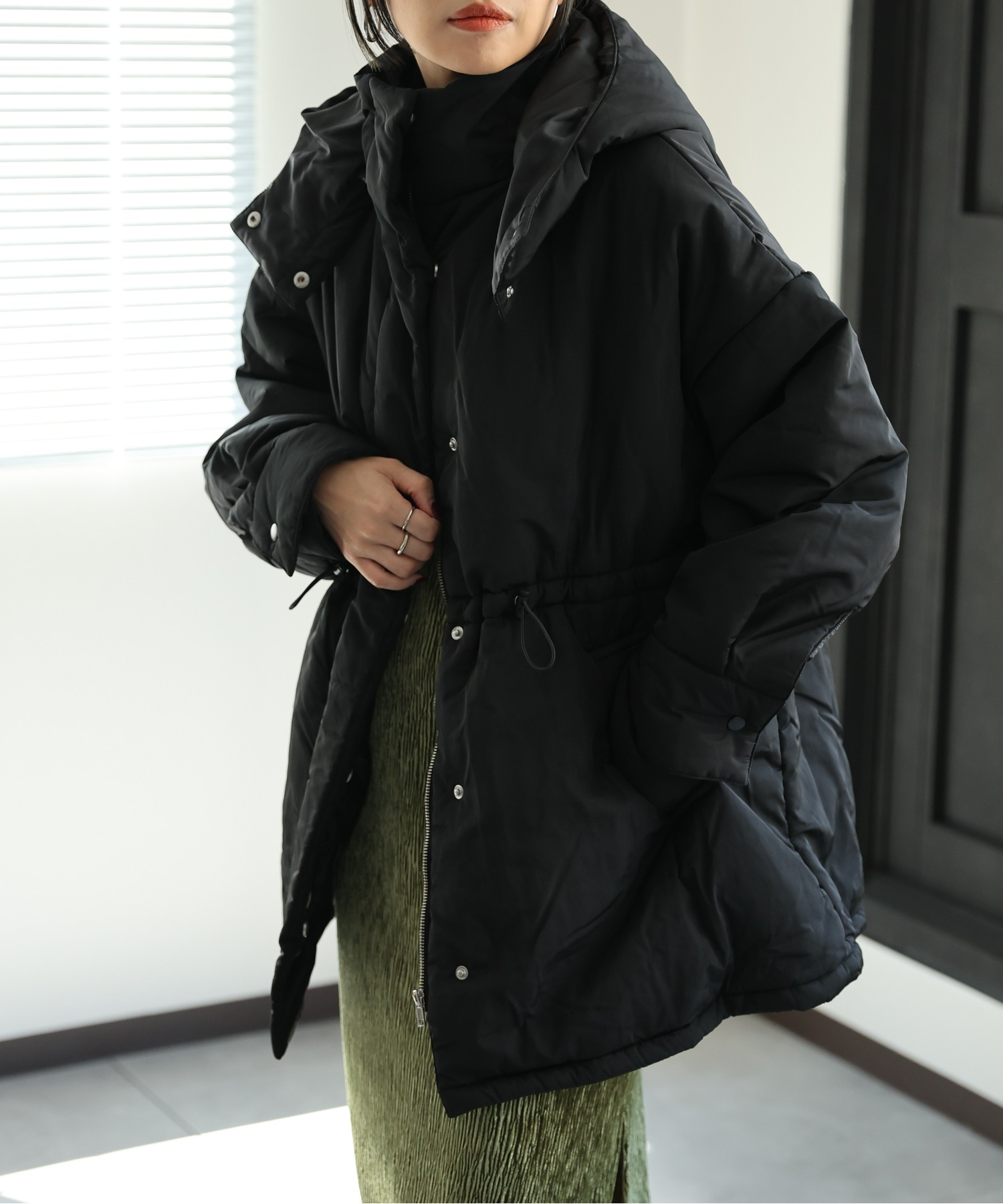 model:162㎝　着用サイズ:FREE