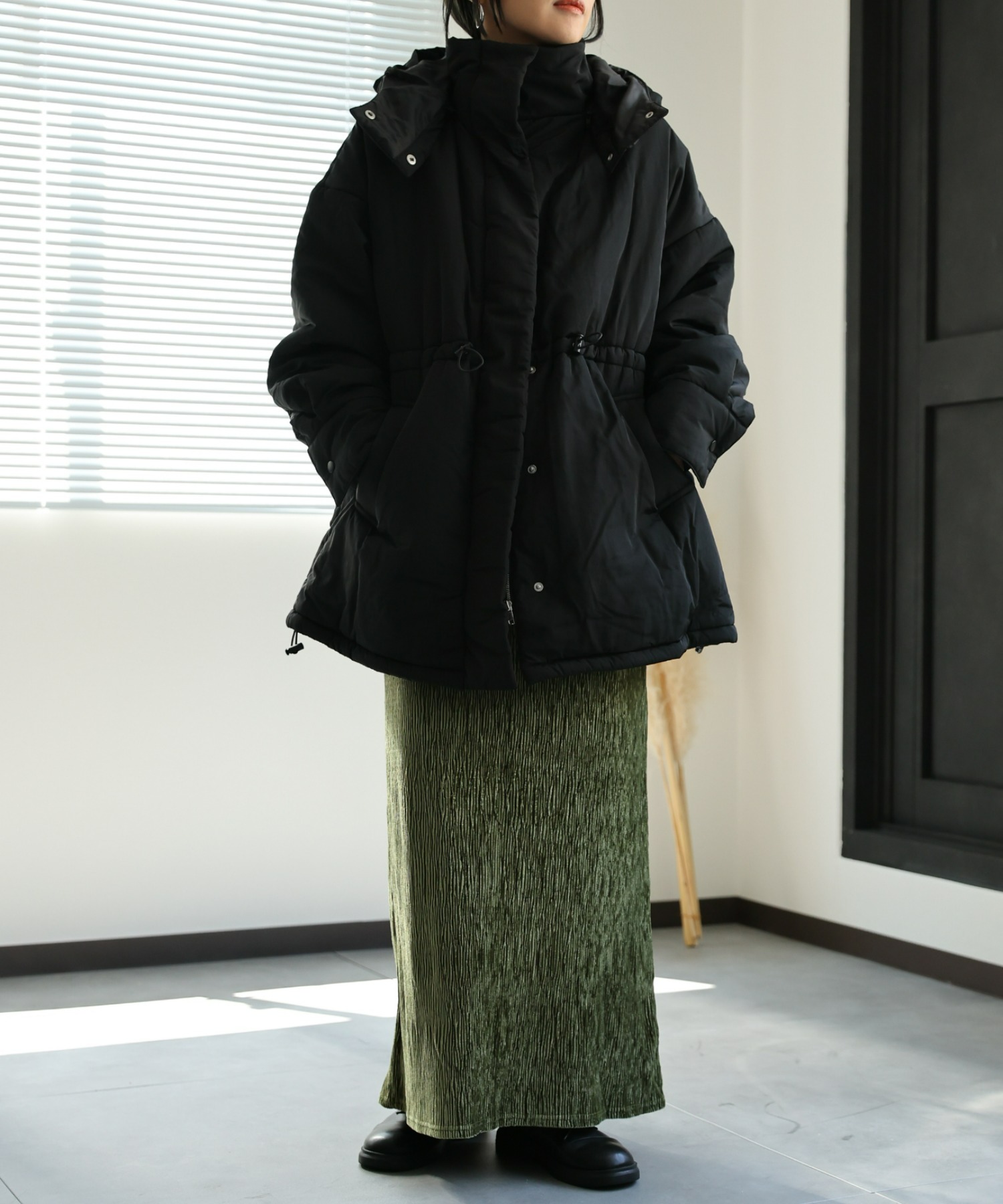 model:162㎝　着用サイズ:FREE