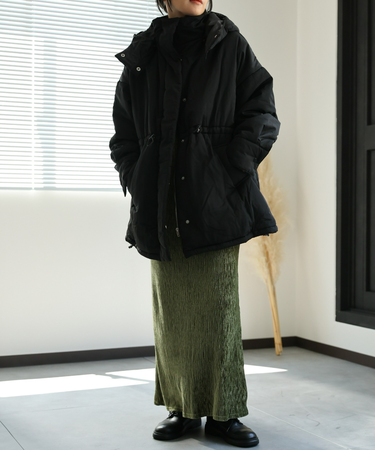 model:162㎝　着用サイズ:FREE
