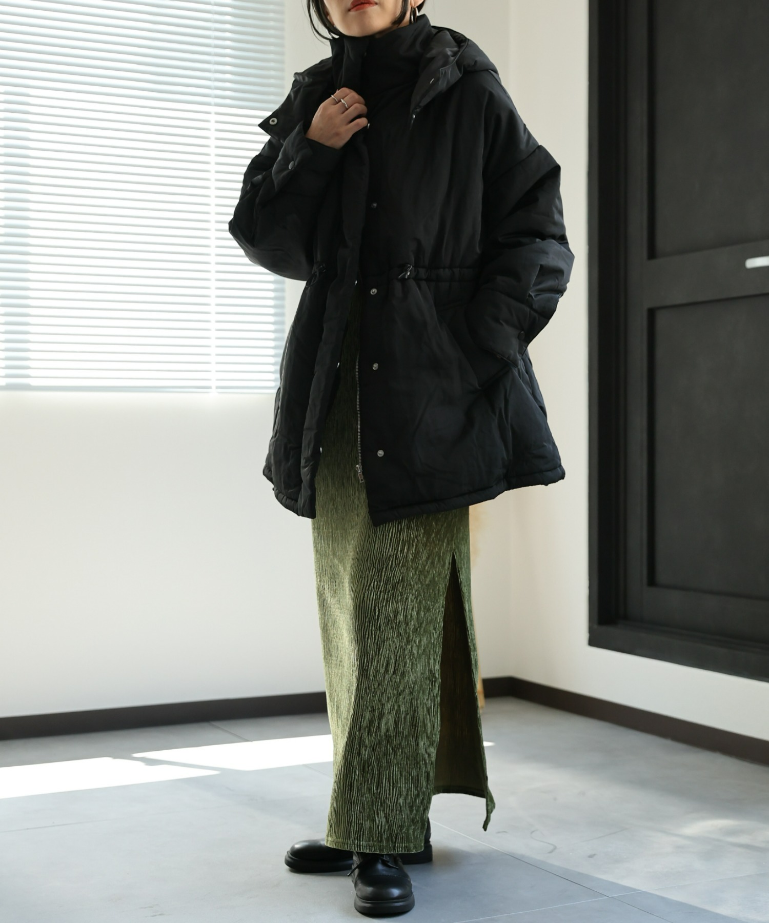 model:162㎝　着用サイズ:FREE