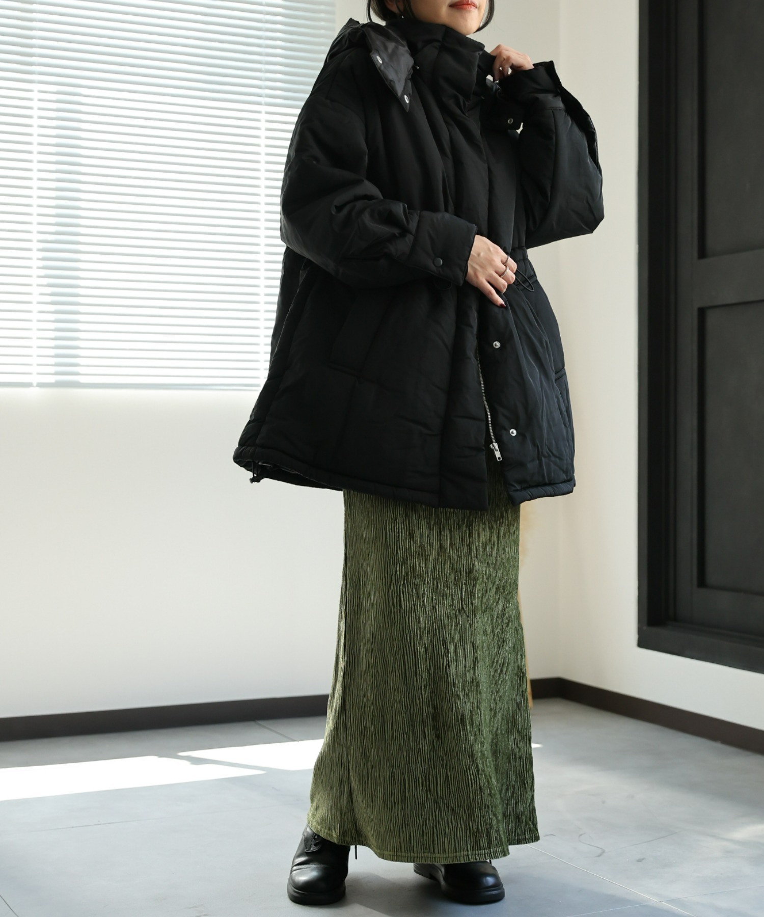 model:162㎝　着用サイズ:FREE