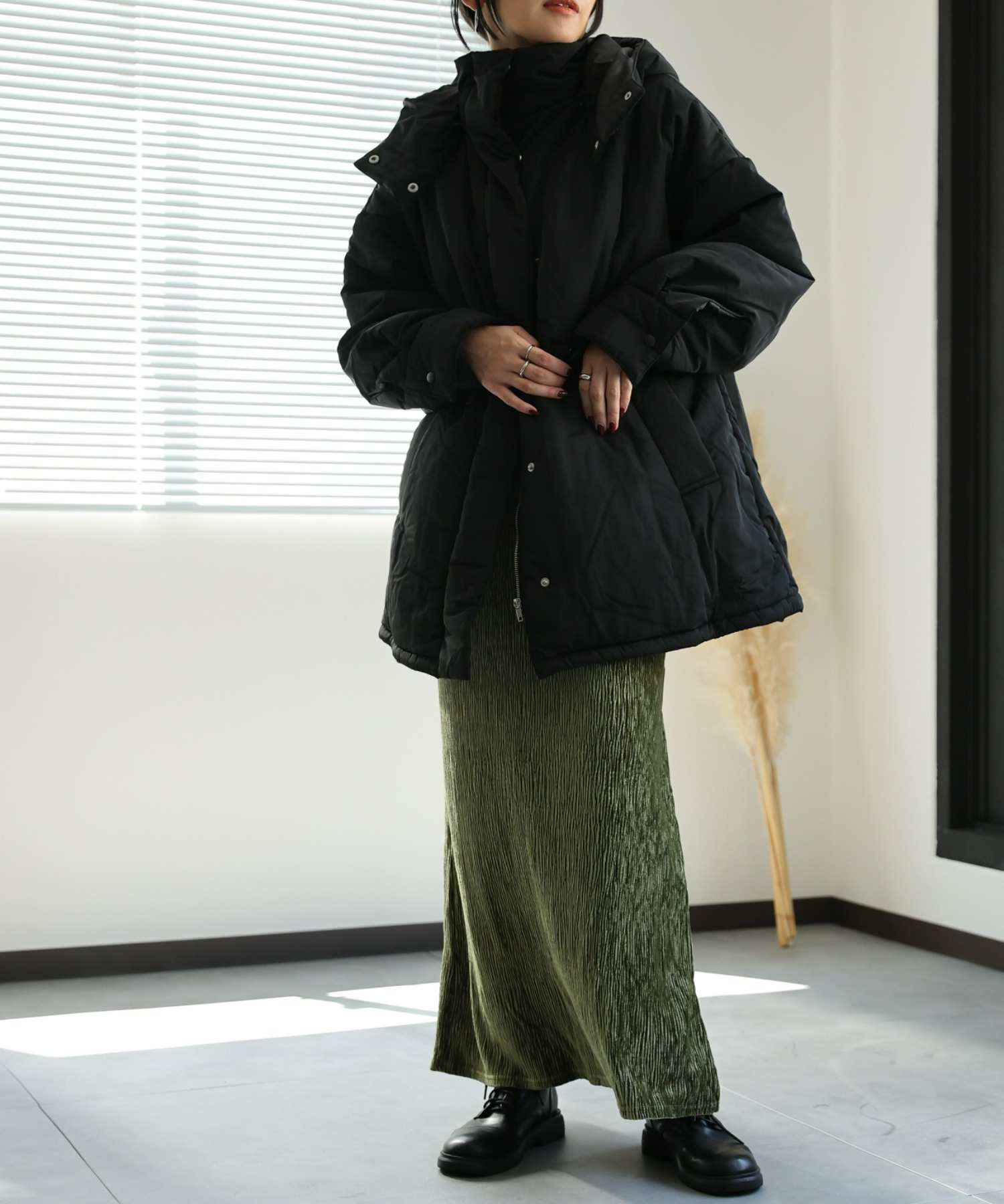 model:162㎝　着用サイズ:FREE
