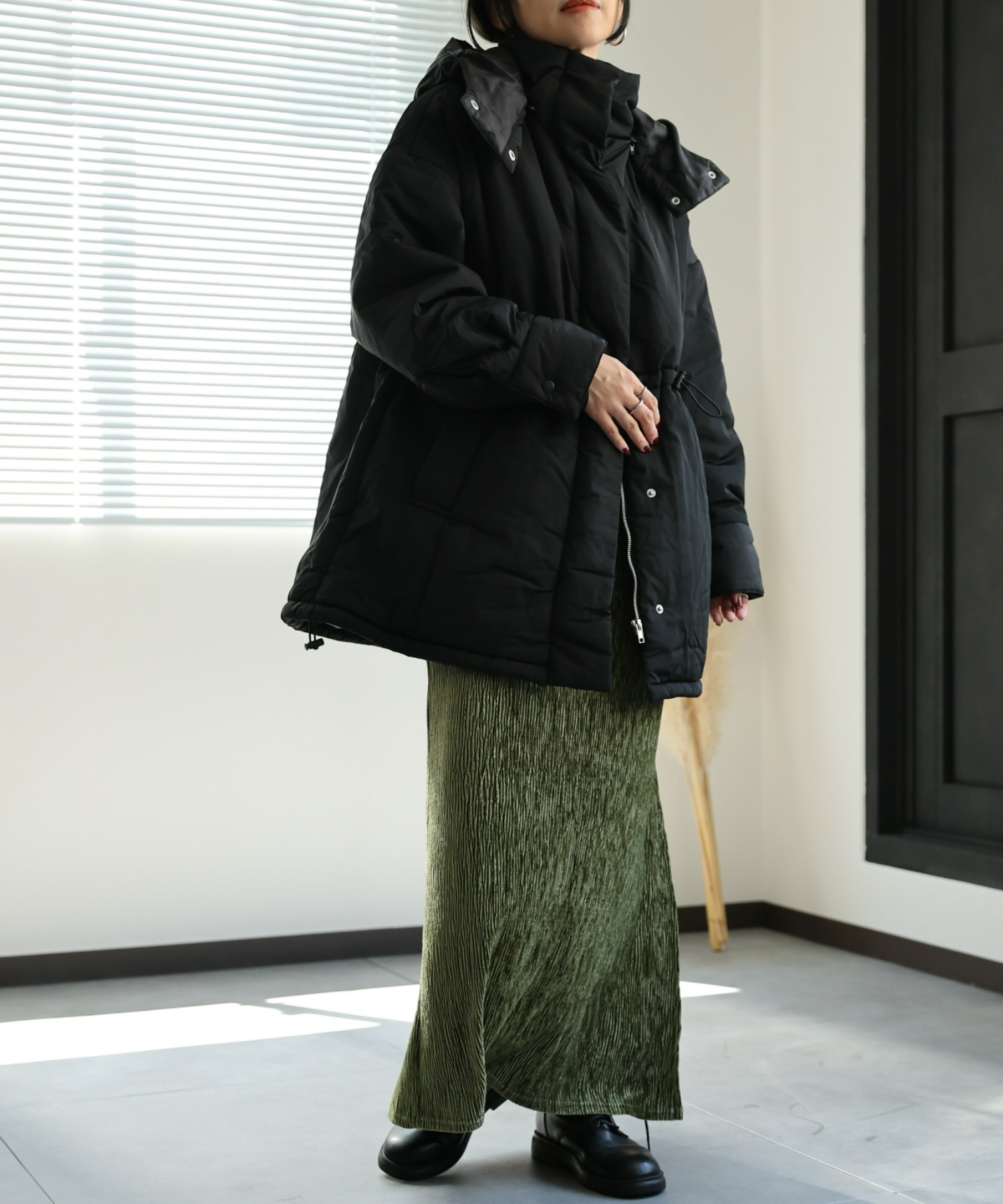 model:162㎝　着用サイズ:FREE