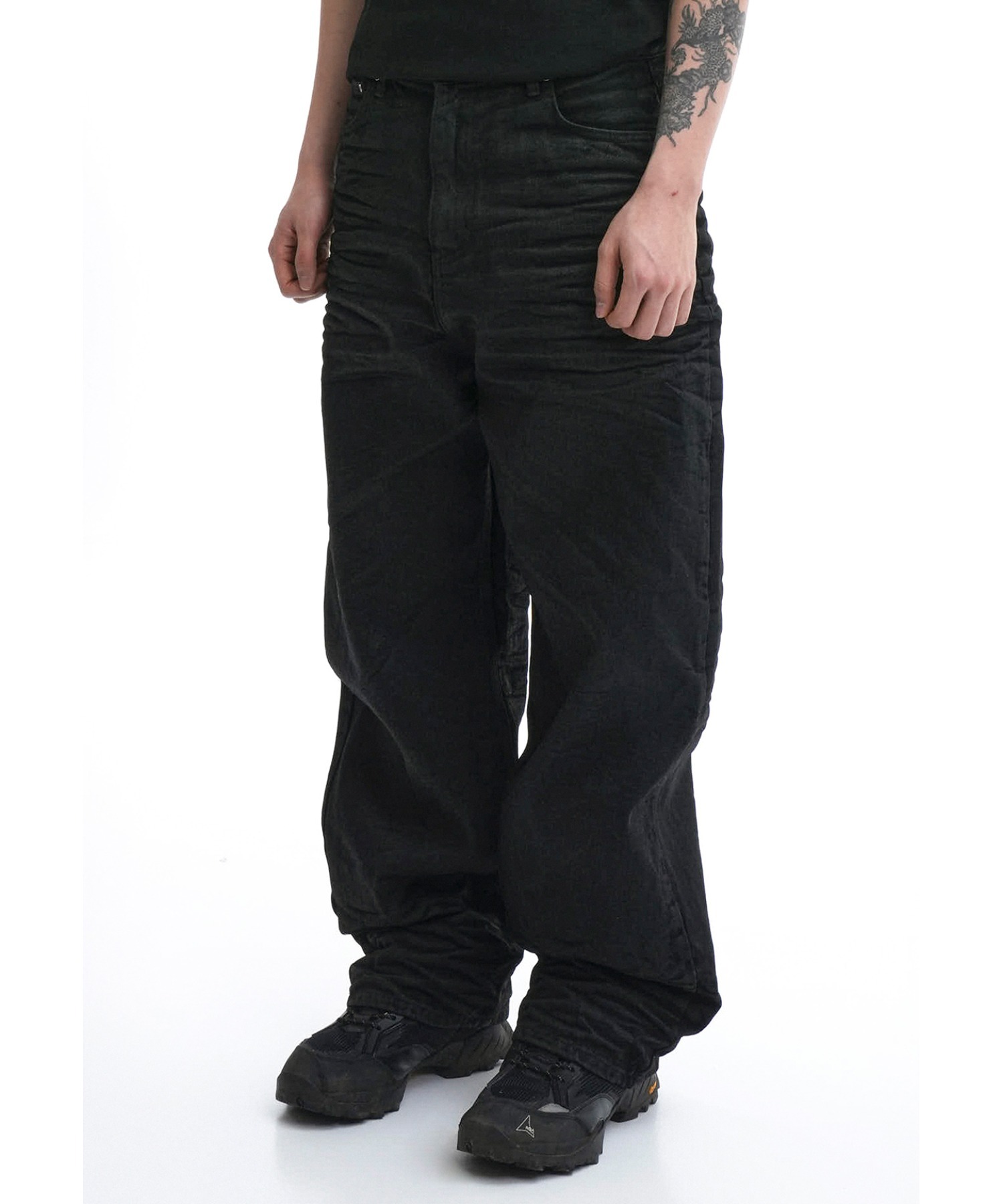 OY/オーワイ』 E.W COATING JEANS/コーティングデニムパンツ OY│A'GEM