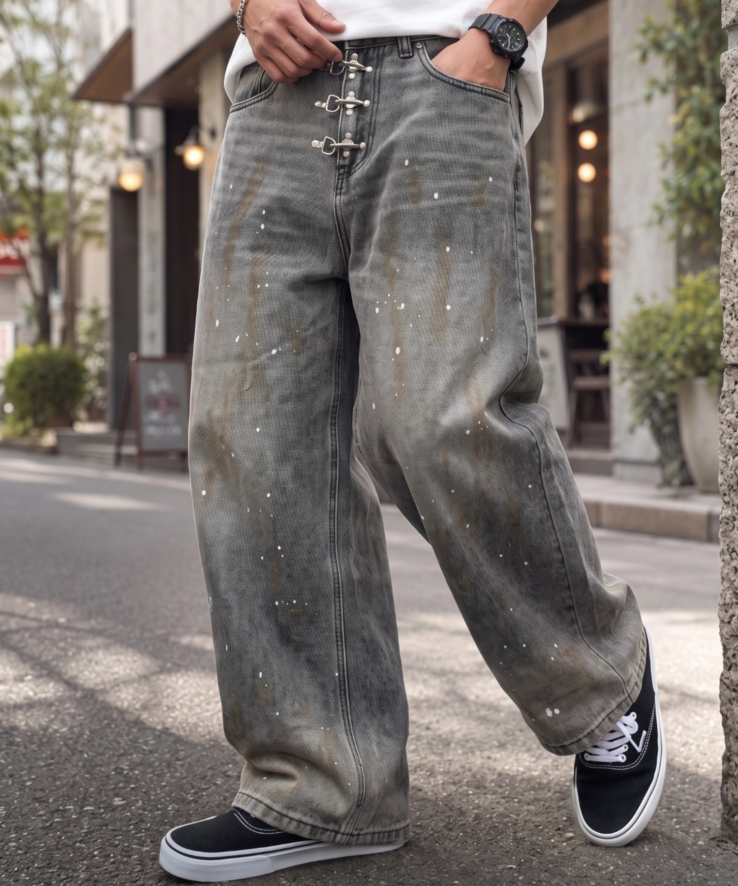 A'GEM/9 × .kom 『ARULE/アルール』Fireman Hook Vintage Denim Pants
