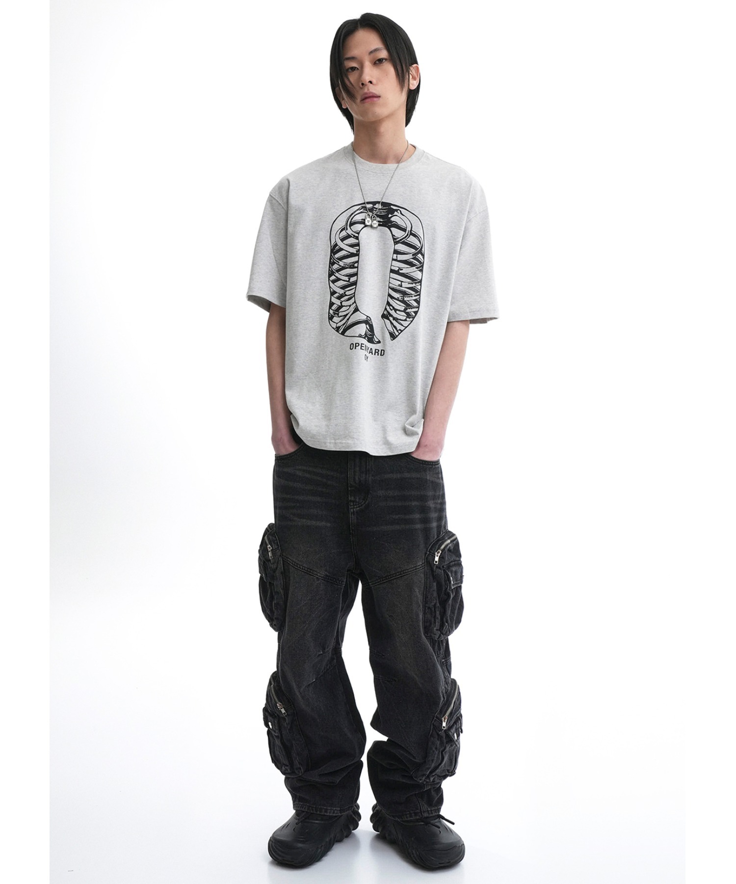 ★OY★FOURTEEN CARGO POCKETS PANTS-IVORY★正規品/直送料込 오와이(OY) FOURTEEN CARGO POCKETS PANTS-IVORY - 사이즈