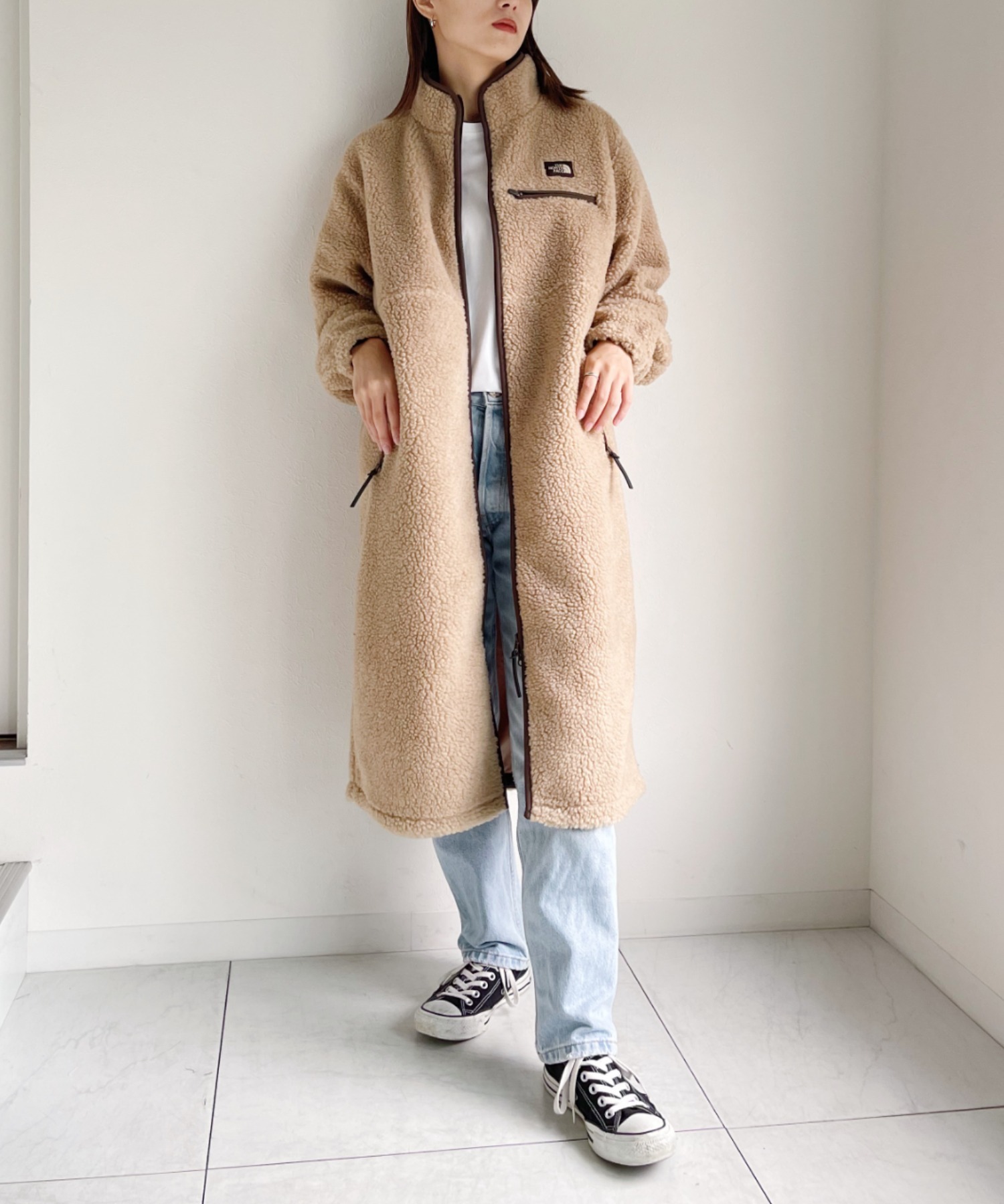 THE NORTH FACETHE 割り引き 50%OFF FACE COAT EX LONG TEDDY