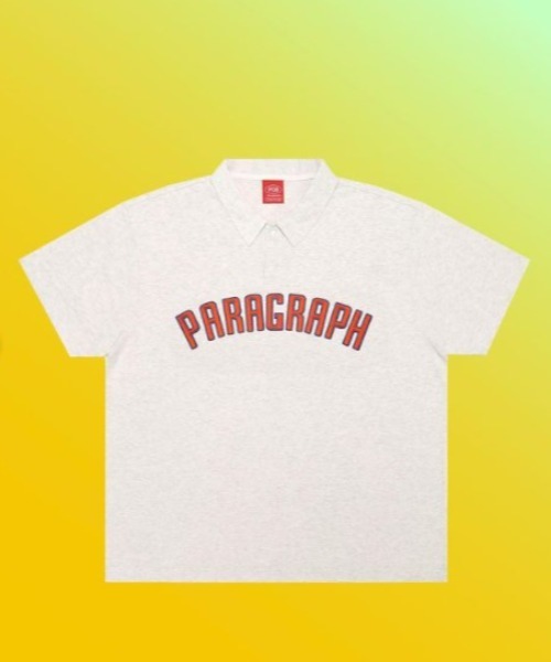 A'GEM/9 × .kom『paragraph/パラグラフ』Paragraph arch Logo polo ...