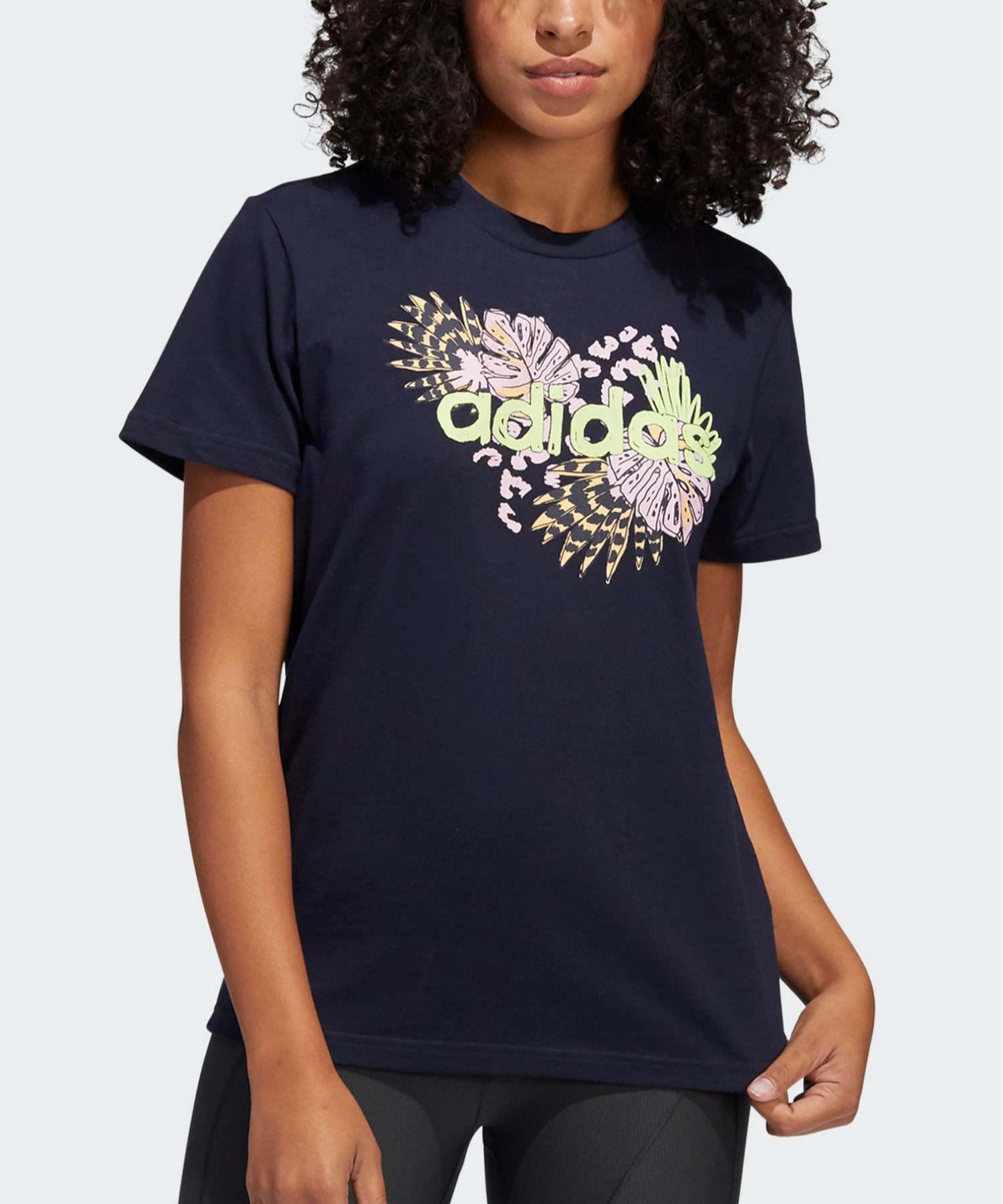 adidasFARM プリント グラフィック 半袖Tシャツ レディース アディダス