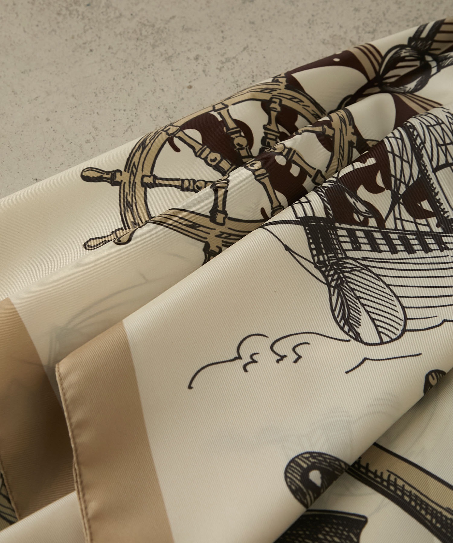 VIVISION SCARF ヴィヴィジョン スカーフ 23SS】THE SHINZONE シンゾーン シルクスカーフ マリンフラッグ