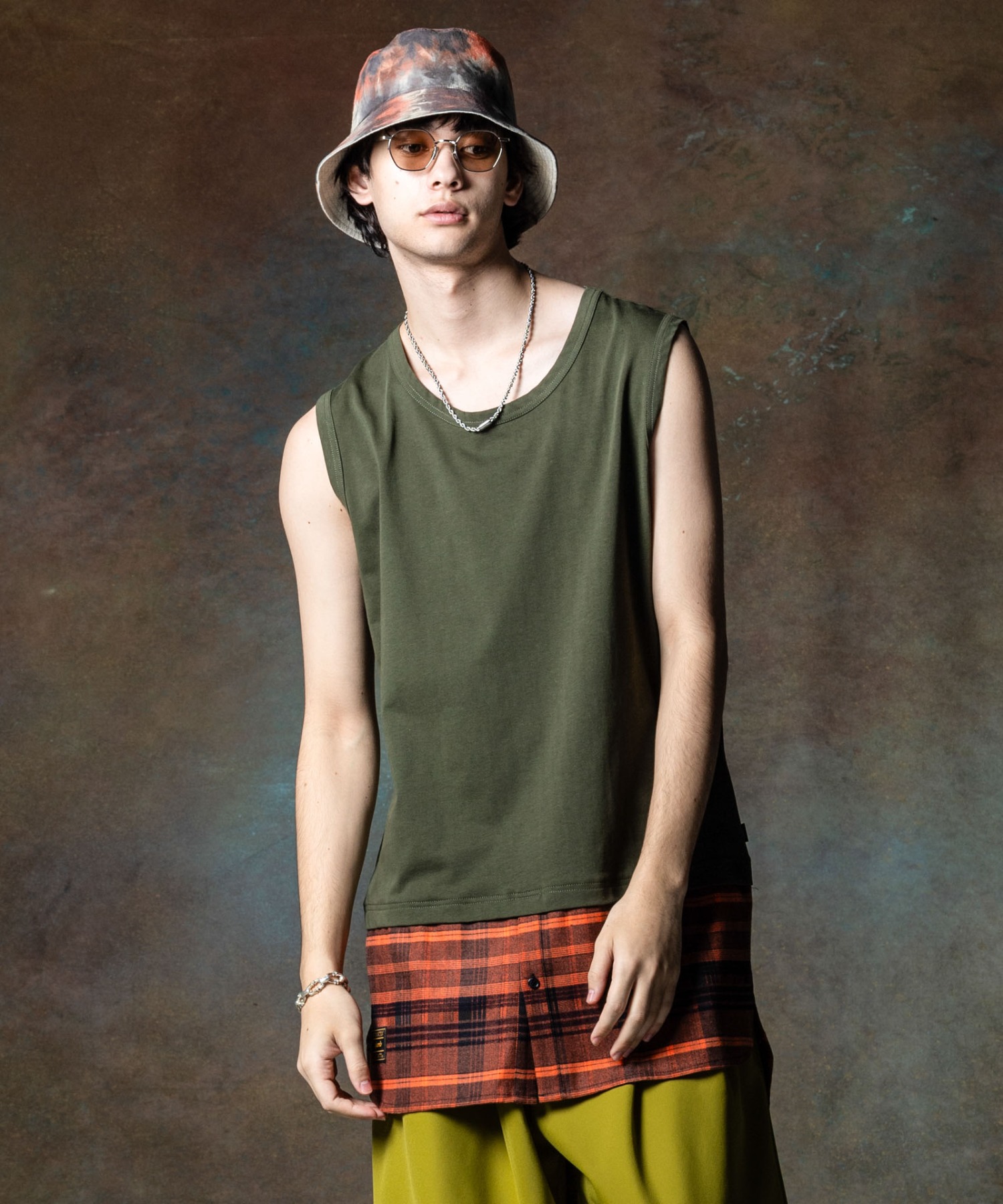 Grunge Layered Tank Top / グランジレイヤードタンクトップ