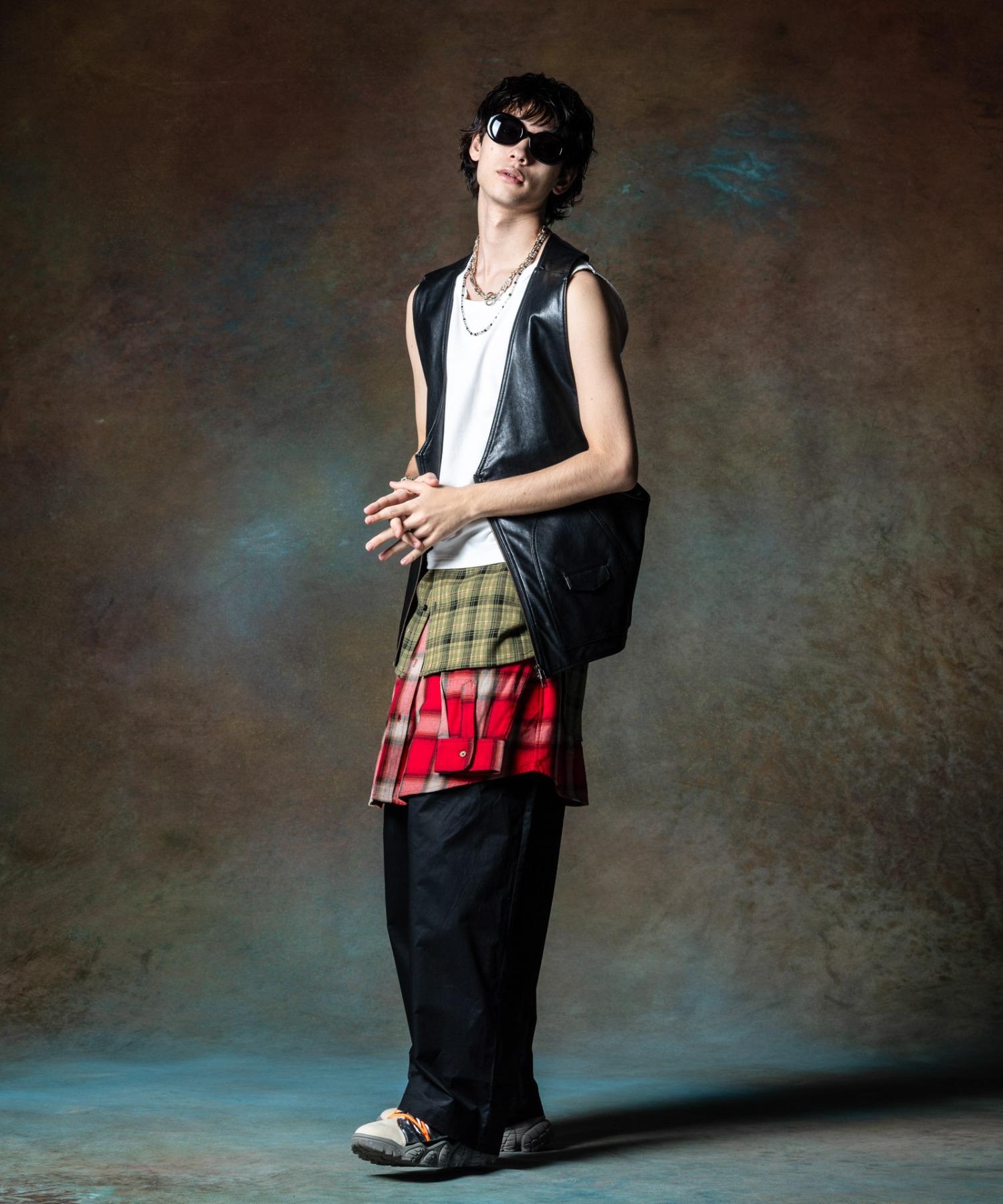 Grunge Layered Tank Top / グランジレイヤードタンクトップ