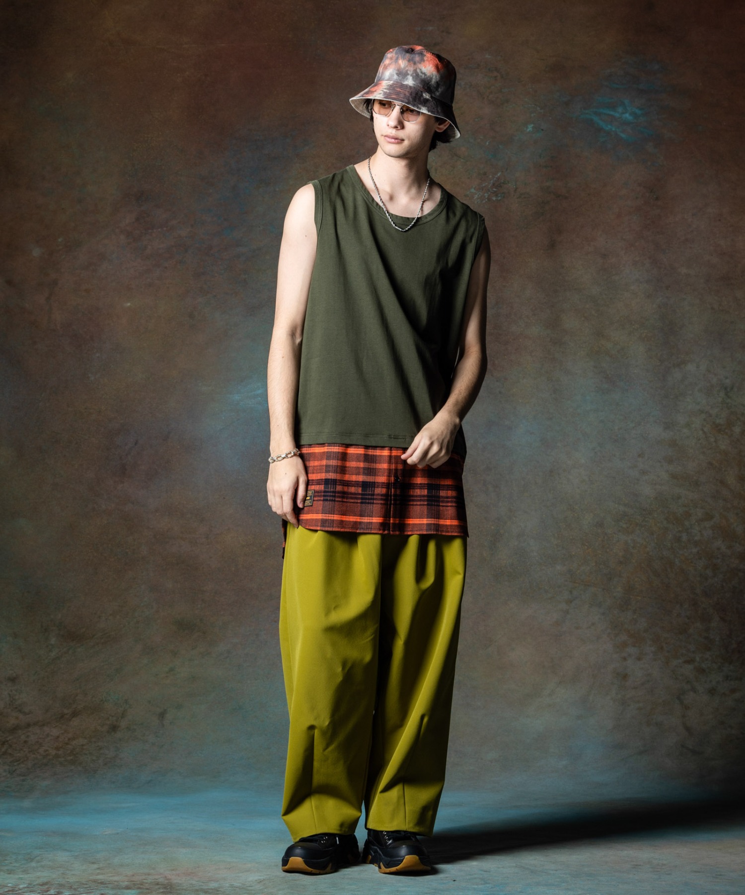 Grunge Layered Tank Top / グランジレイヤードタンクトップ