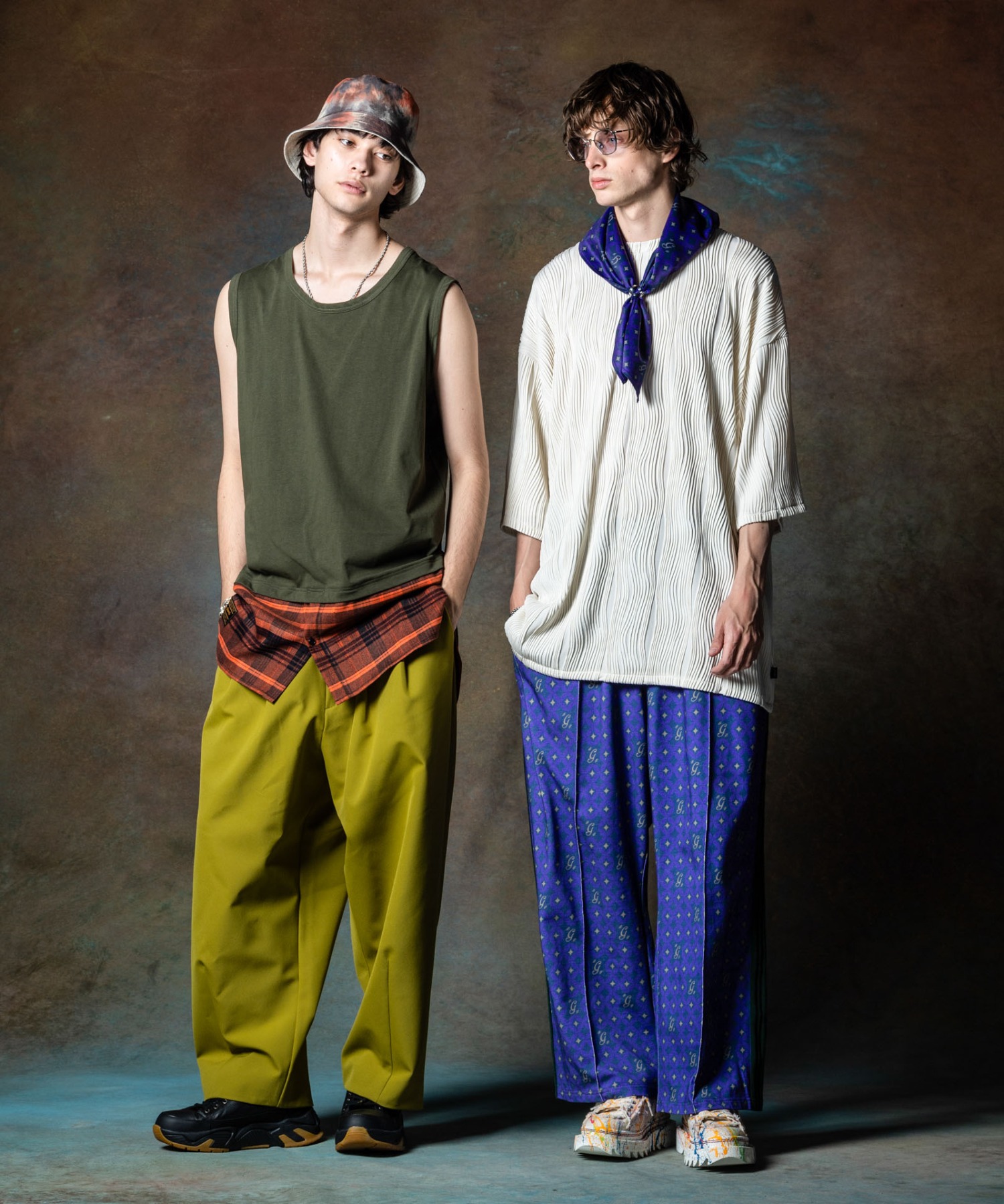 Grunge Layered Tank Top / グランジレイヤードタンクトップ