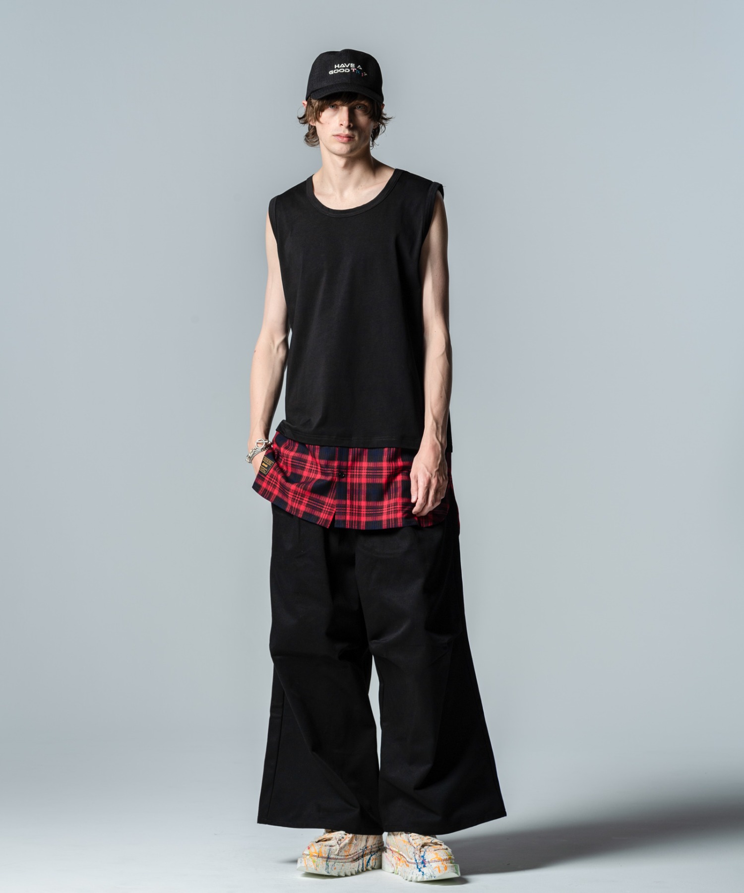 Grunge Layered Tank Top / グランジレイヤードタンクトップ