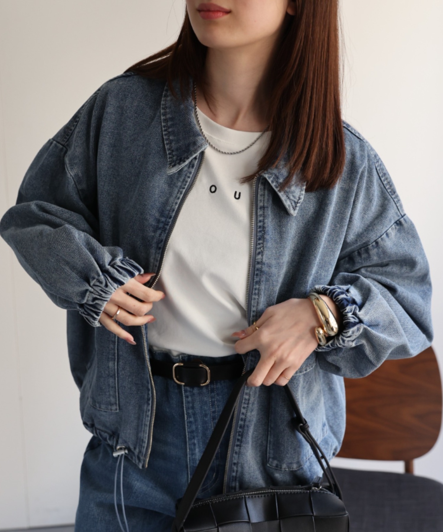 model：162㎝着用サイズ：F