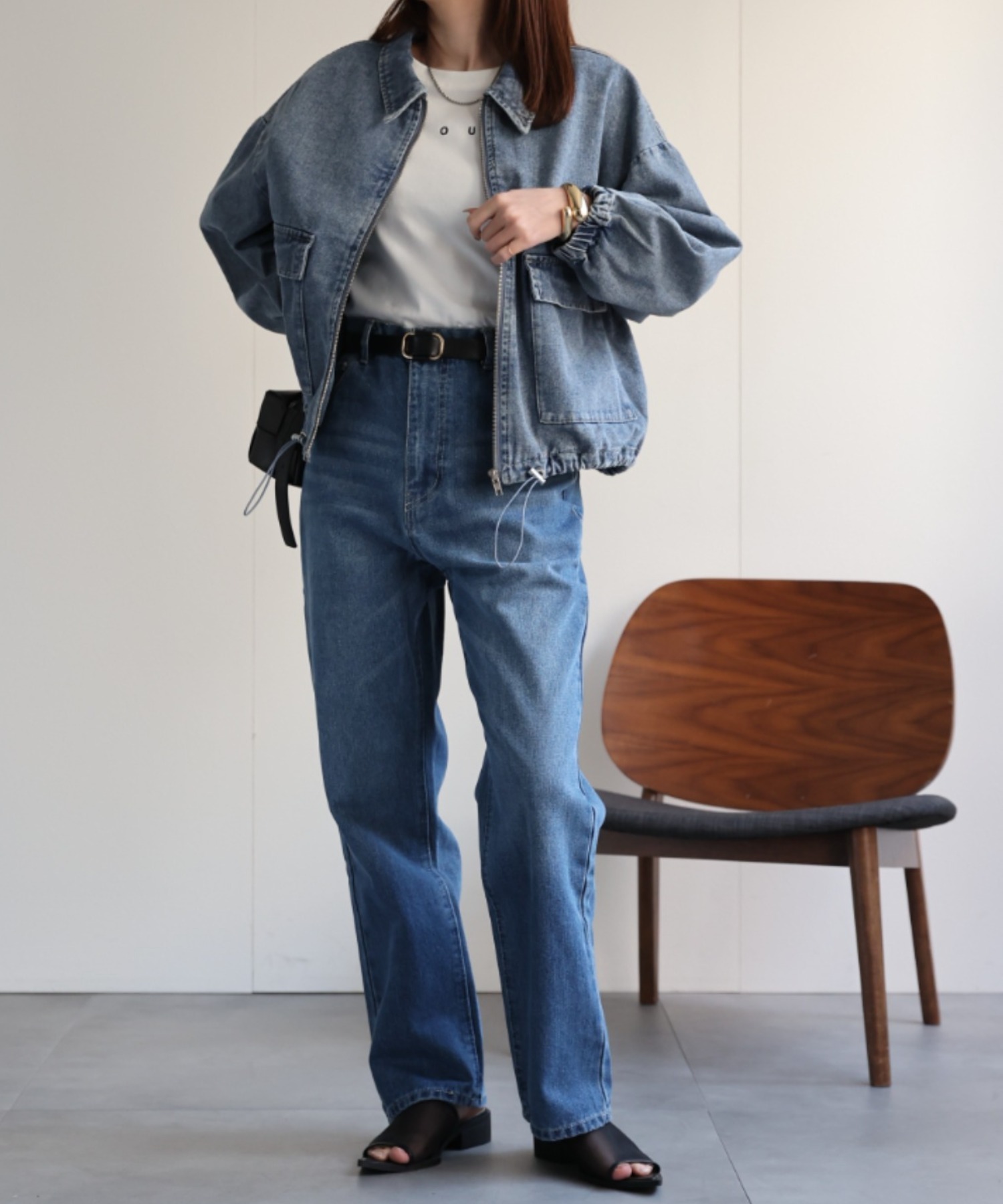 model：162㎝着用サイズ：F