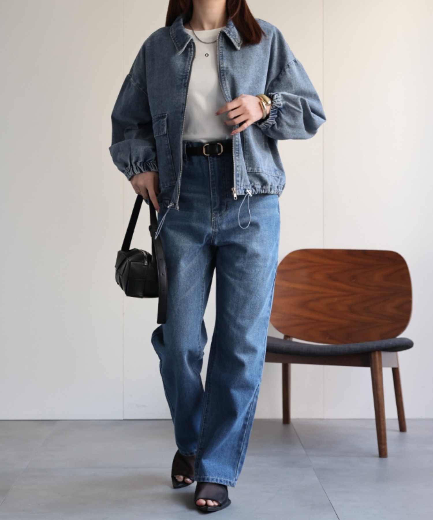 model：162㎝着用サイズ：F