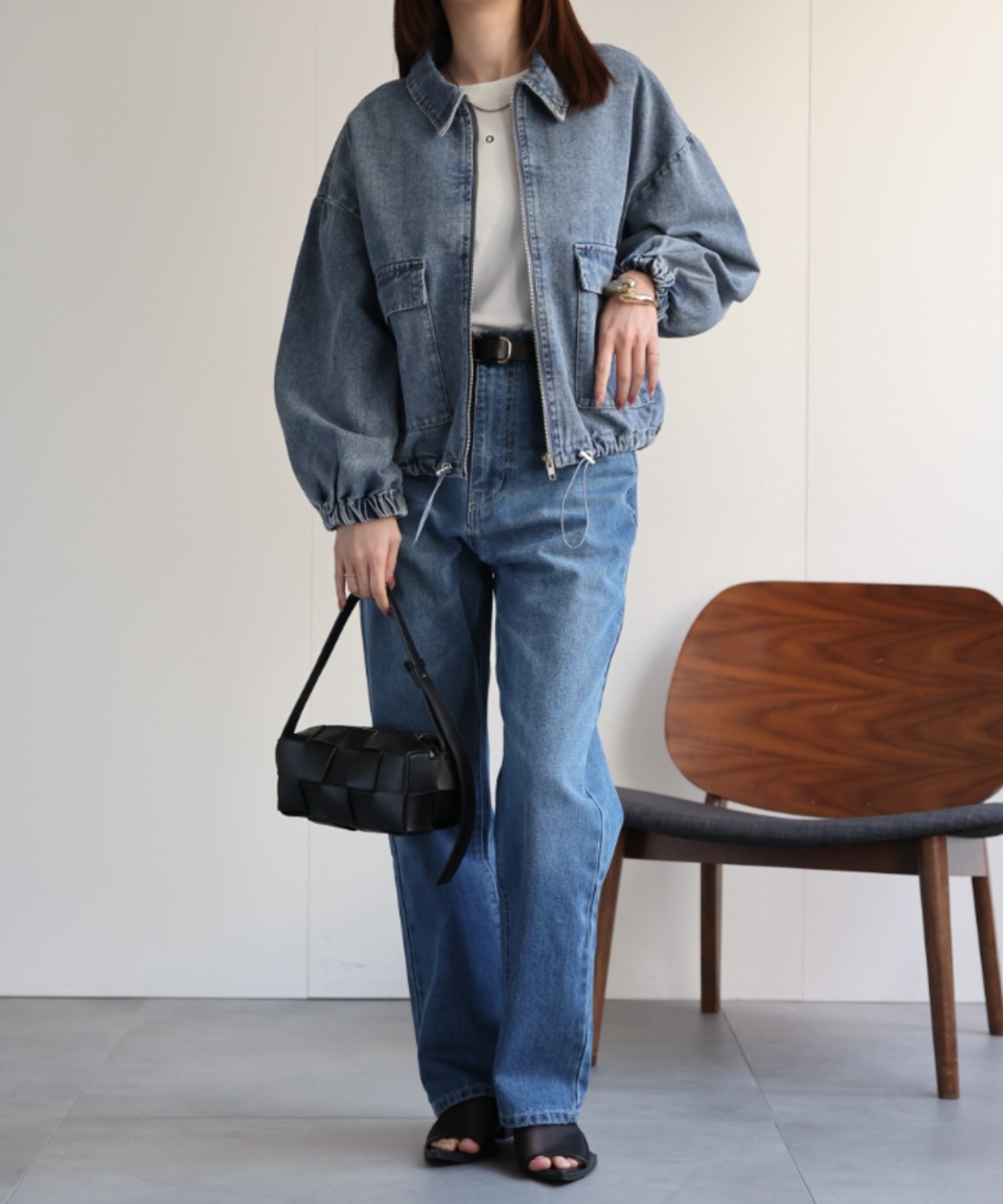 model：162㎝着用サイズ：F