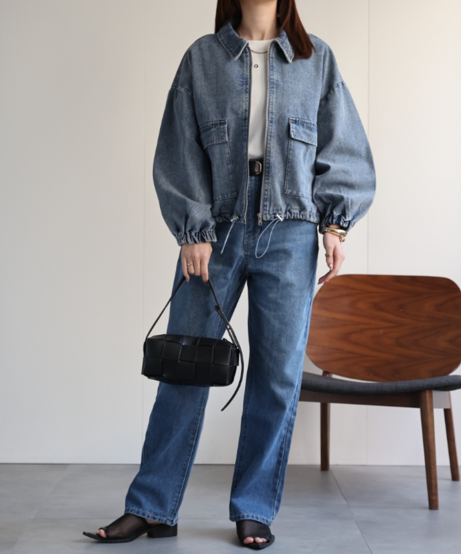 model：162㎝着用サイズ：F