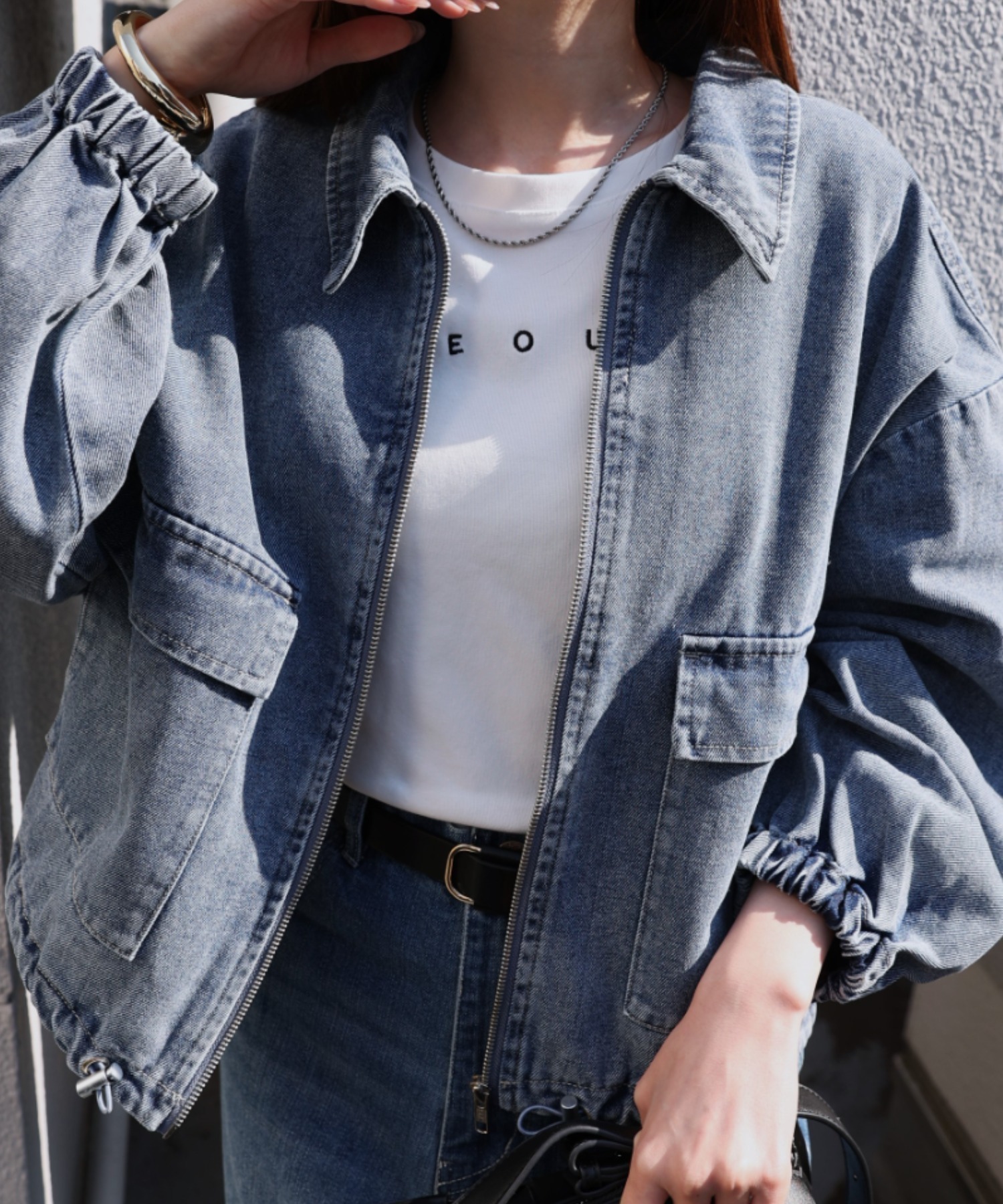 model：162㎝着用サイズ：F