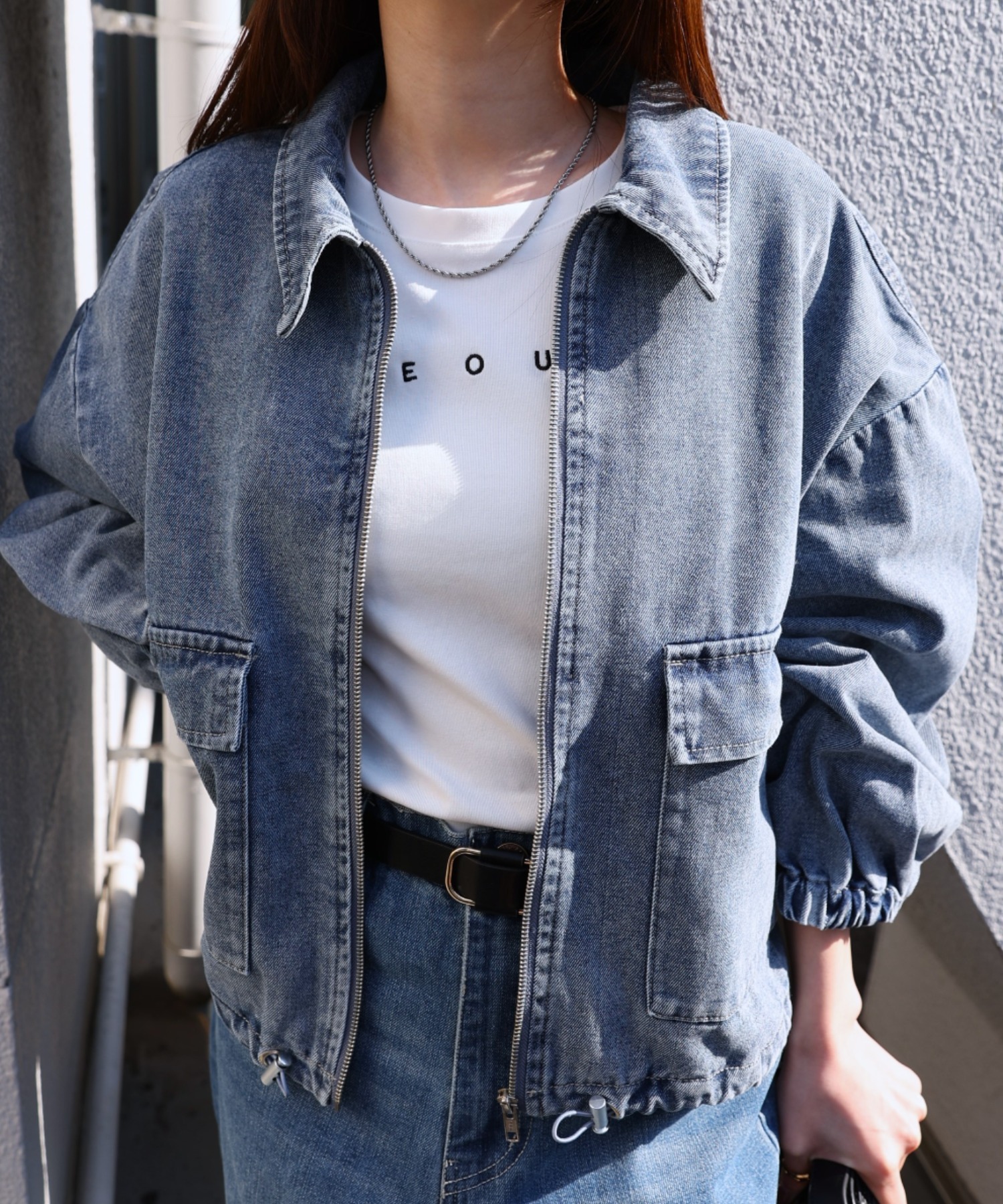 model：162㎝着用サイズ：F