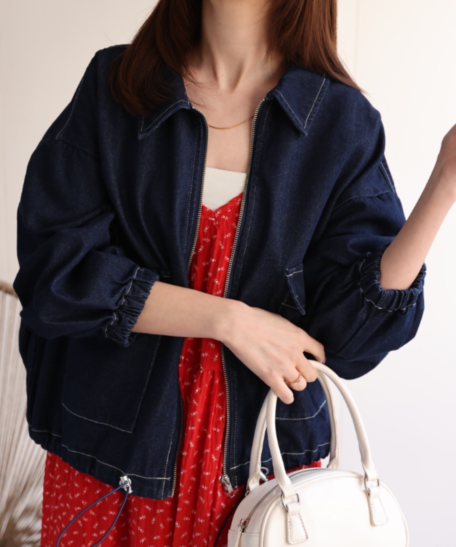 model：162㎝着用サイズ：F