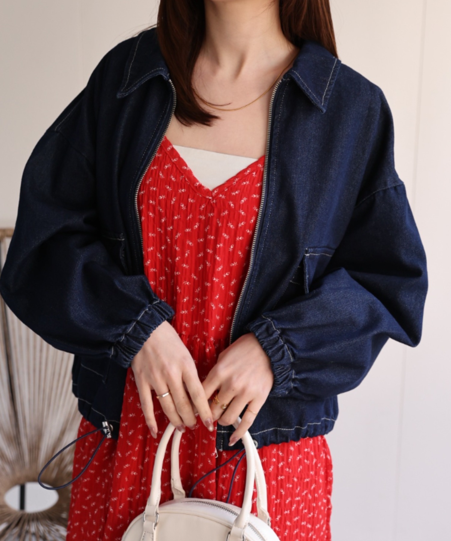 model：162㎝着用サイズ：F