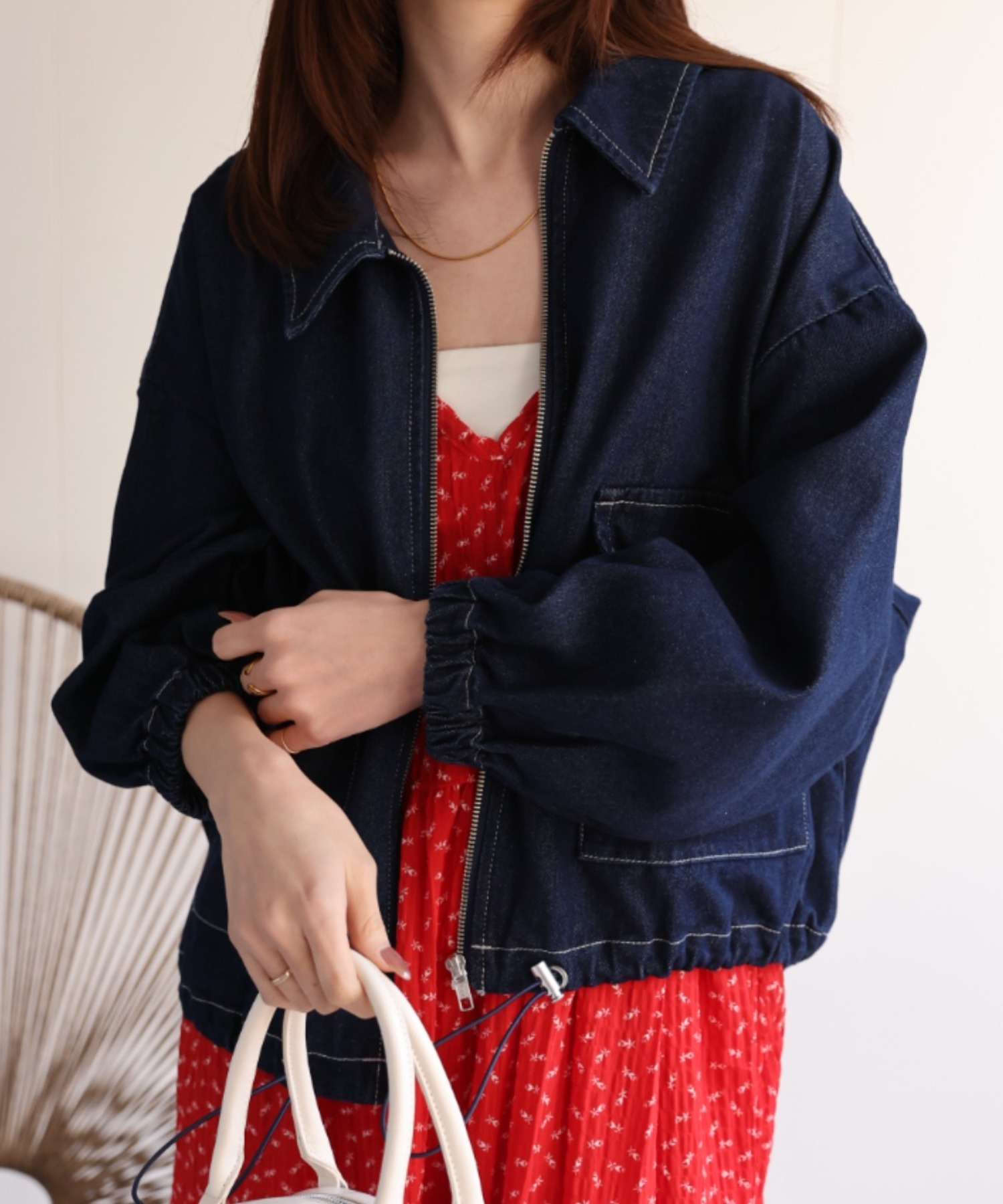 model：162㎝着用サイズ：F